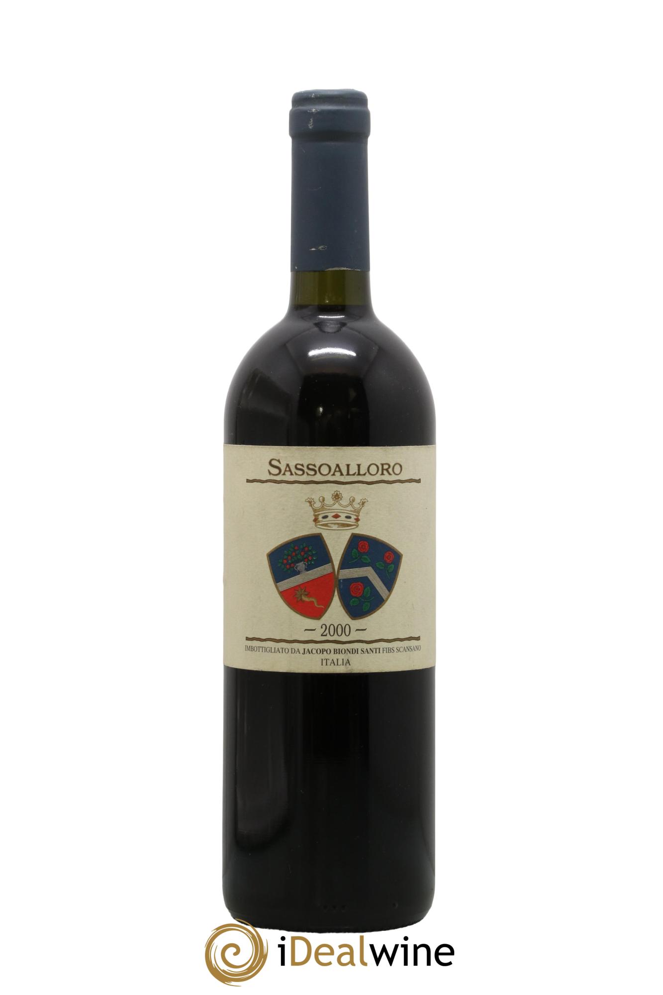 Toscana IGT Sassoalloro Biondi Santi Jacopo 2000 - Lot de 1 bouteille - 0