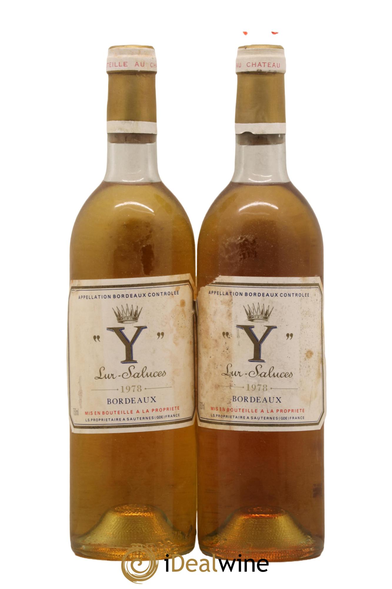 Y de Yquem 1978 - Posten von 2 Flaschen - 0