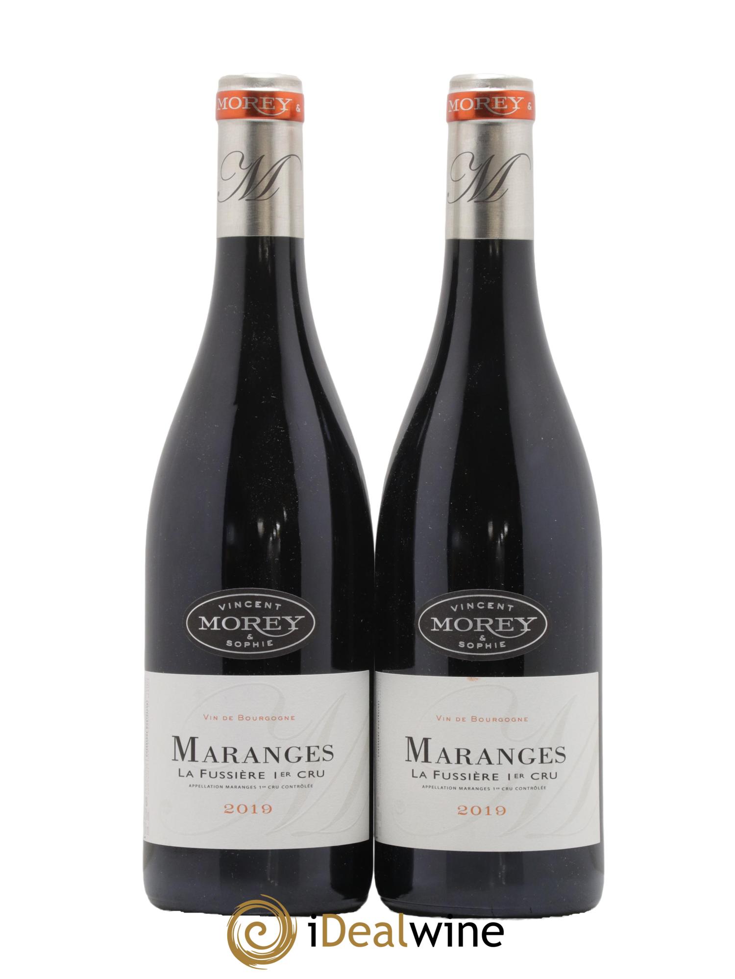 Maranges 1er Cru La Fussiere Vincent et Sophie Morey 2019 - Lot de 2 bouteilles - 0