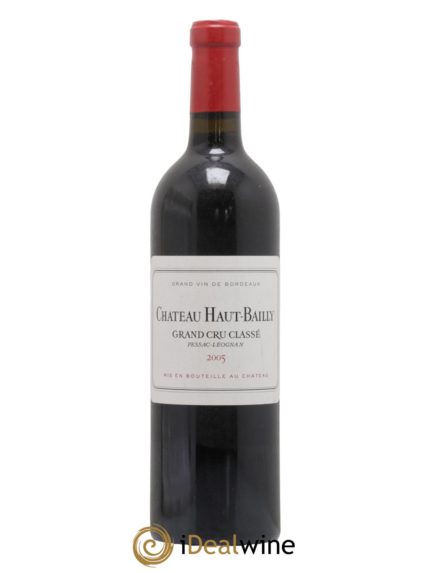 Château Haut-Bailly Cru Classé de Graves 2005 - Lot de 1 bouteille - 0