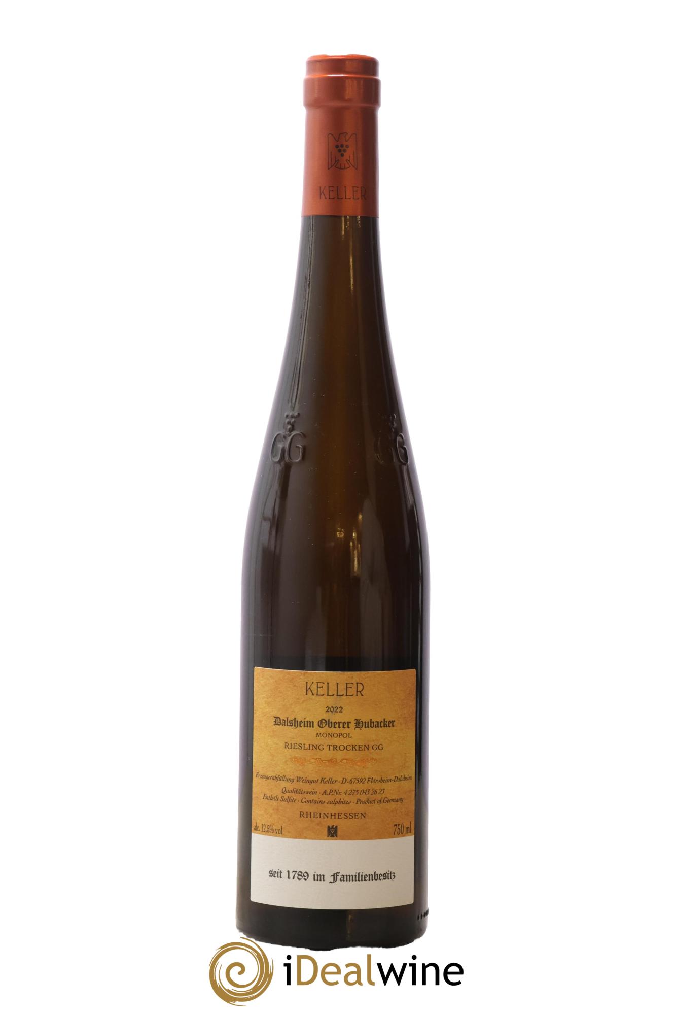 Riesling Trocken GG Oberer Hubacker Keller 2022 - Lot of 1 bottle - 1