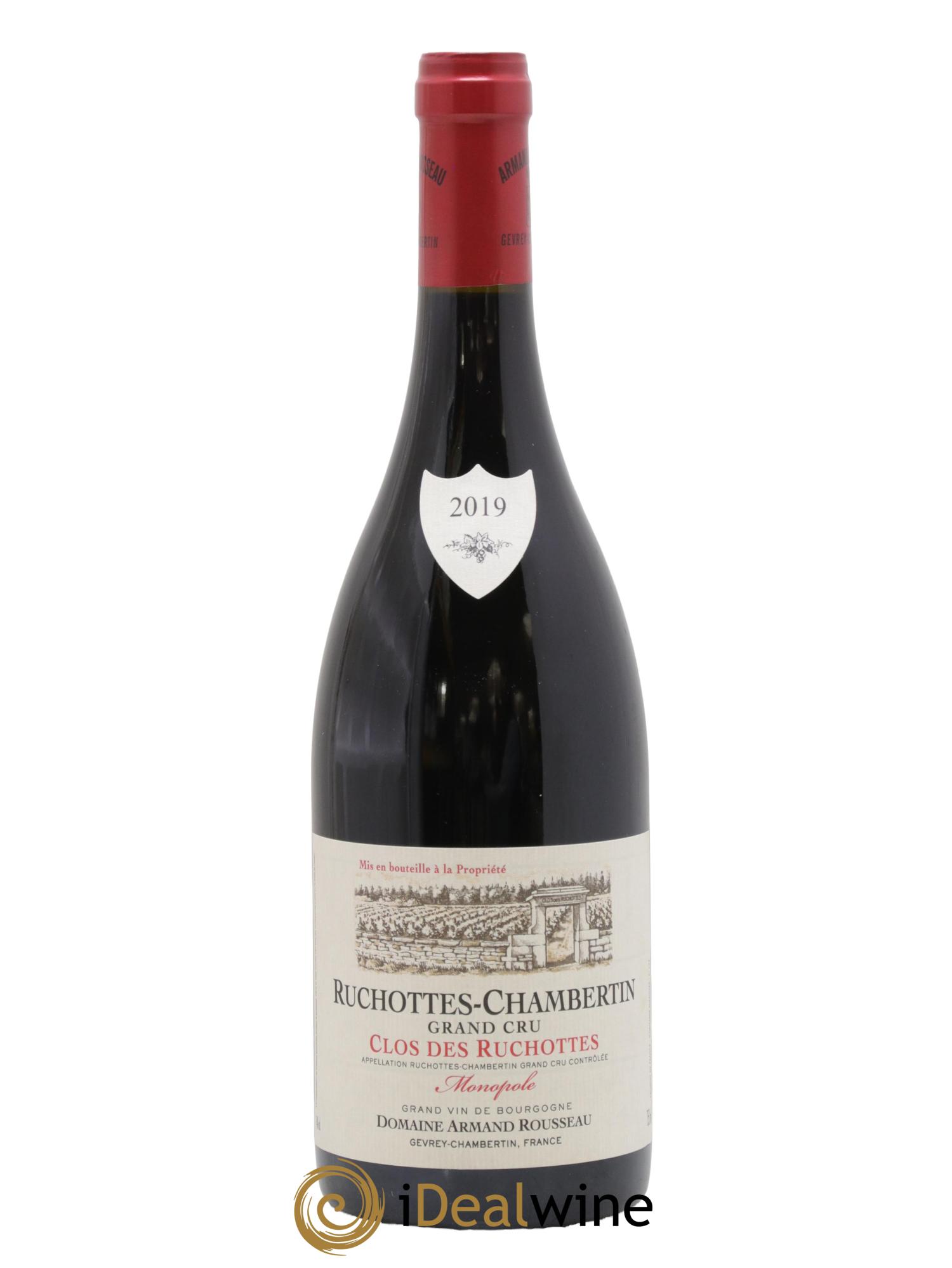 Ruchottes-Chambertin Grand Cru Clos des Ruchottes Armand Rousseau (Domaine) 2019 - Lot de 1 bouteille - 0