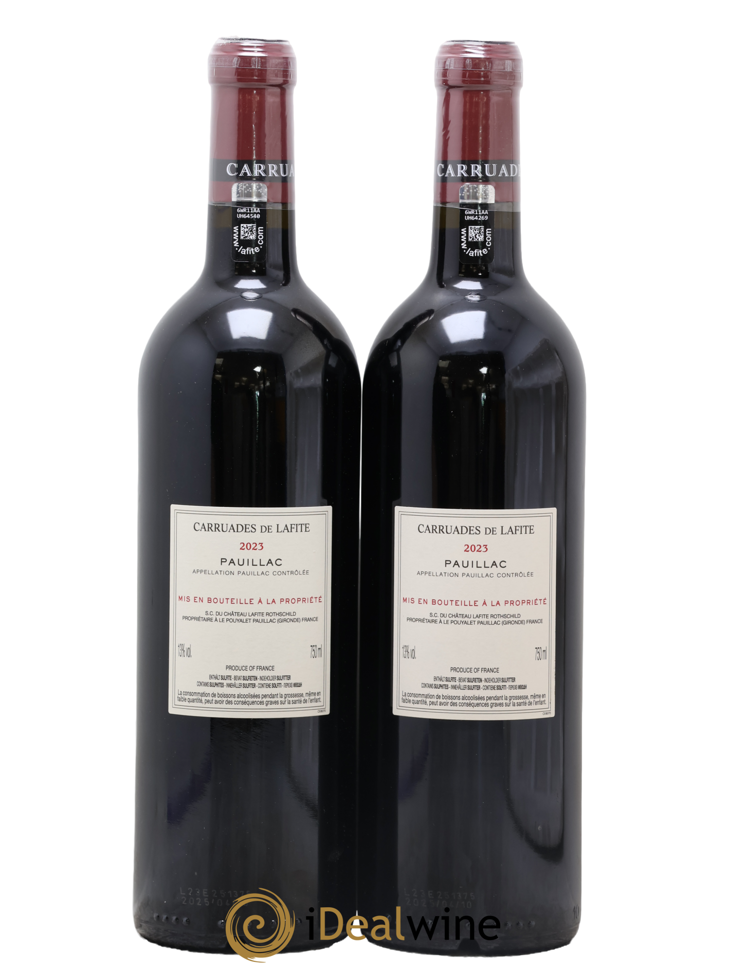 Carruades de Lafite Rothschild Second Vin 2023 - Posten von 2 Flaschen - 1
