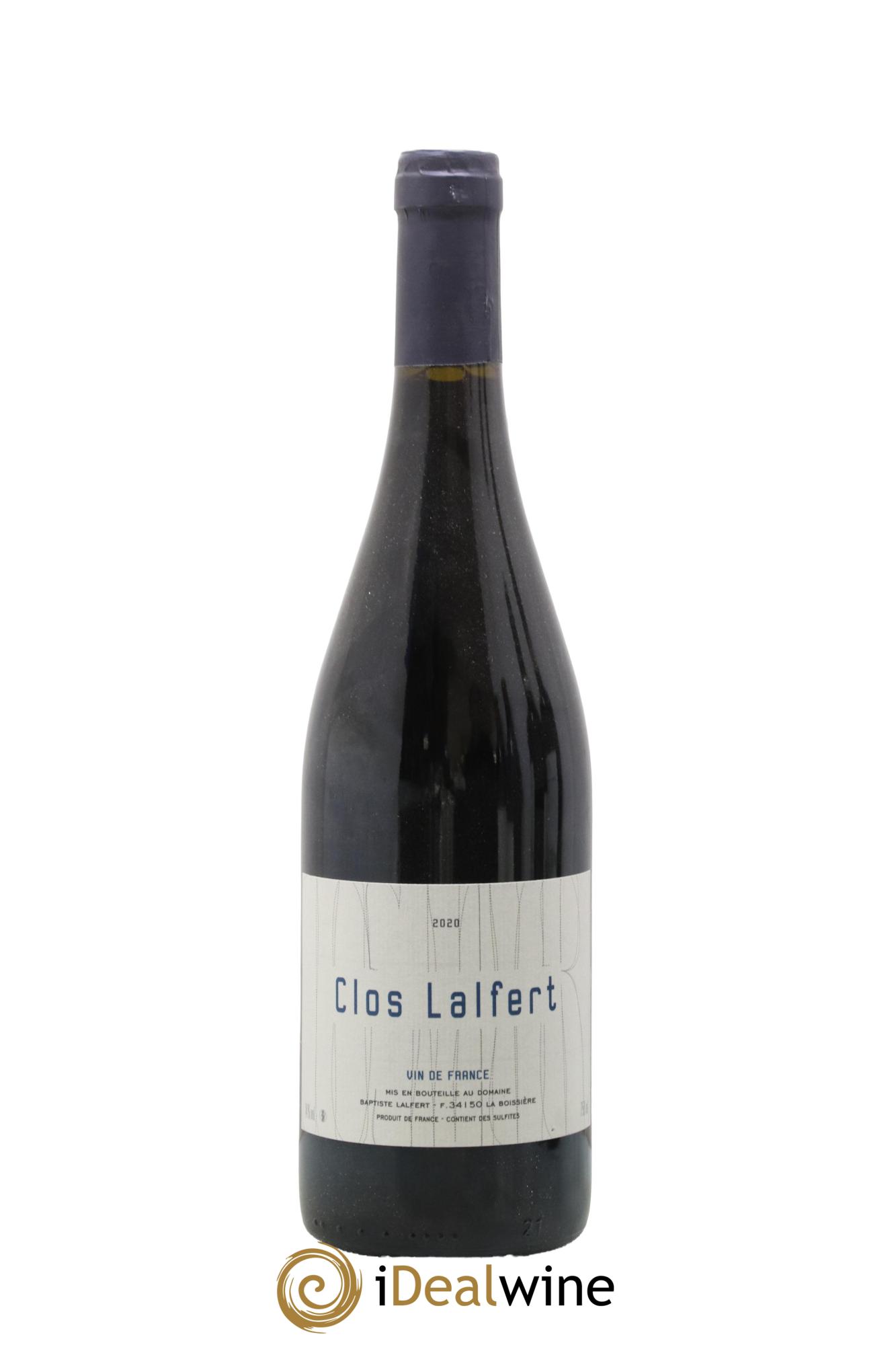 Vin de France Clos Lalfert - Baptiste Lalfert 2020 - Lot de 1 bouteille - 0