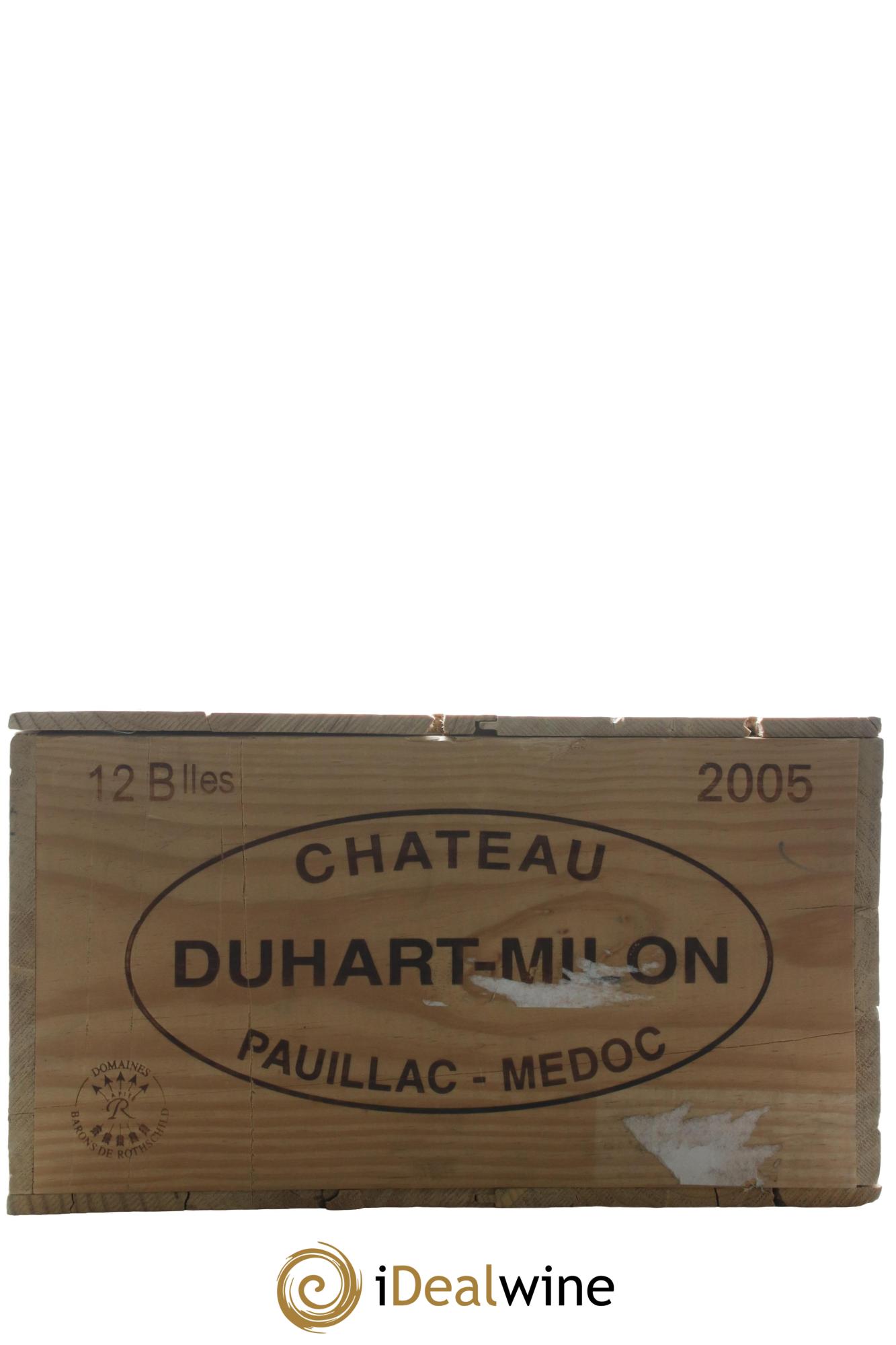 Château Duhart-Milon 4ème Grand Cru Classé 2005 - Lot de 12 bouteilles - 1