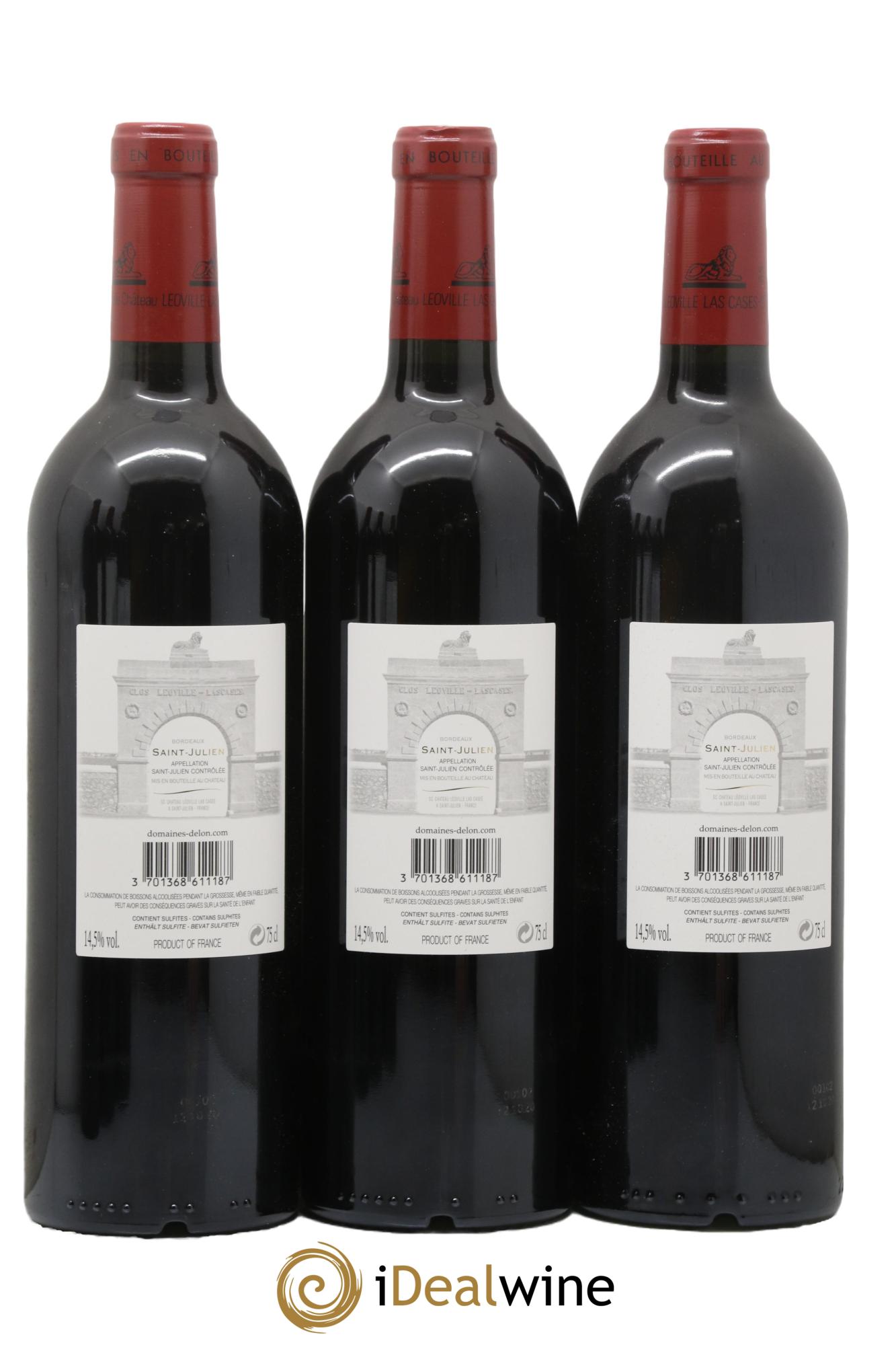 Château Léoville Las Cases 2ème Grand Cru Classé 2018 - Lot of 6 bottles - 2
