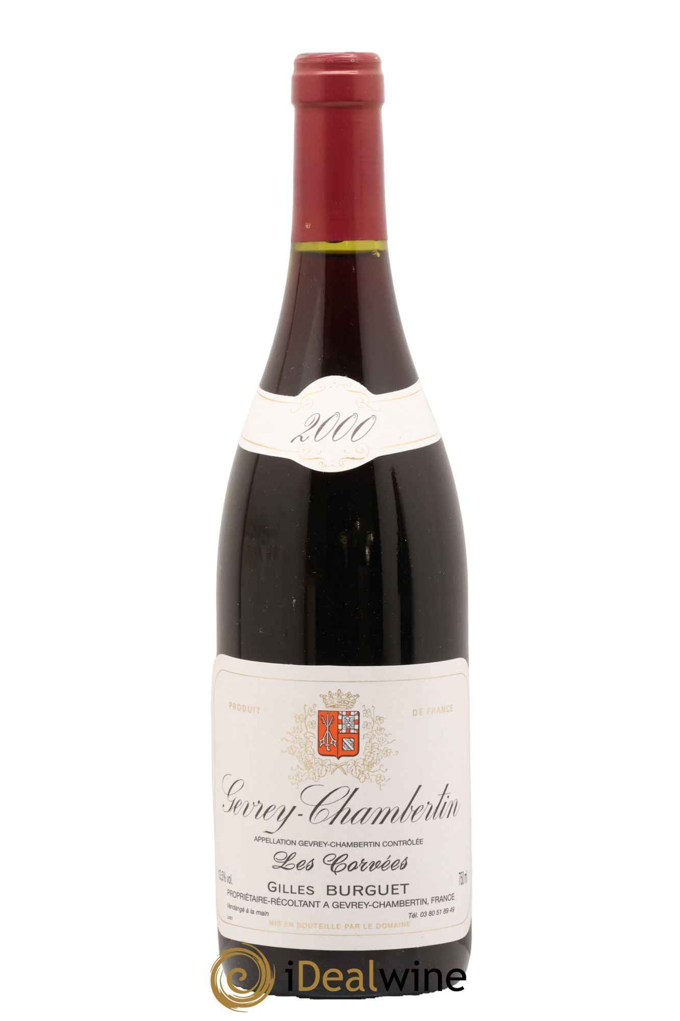 Gevrey-Chambertin Les Corvees Gilles Burguet 2000 - Lot of 1 bottle - 0