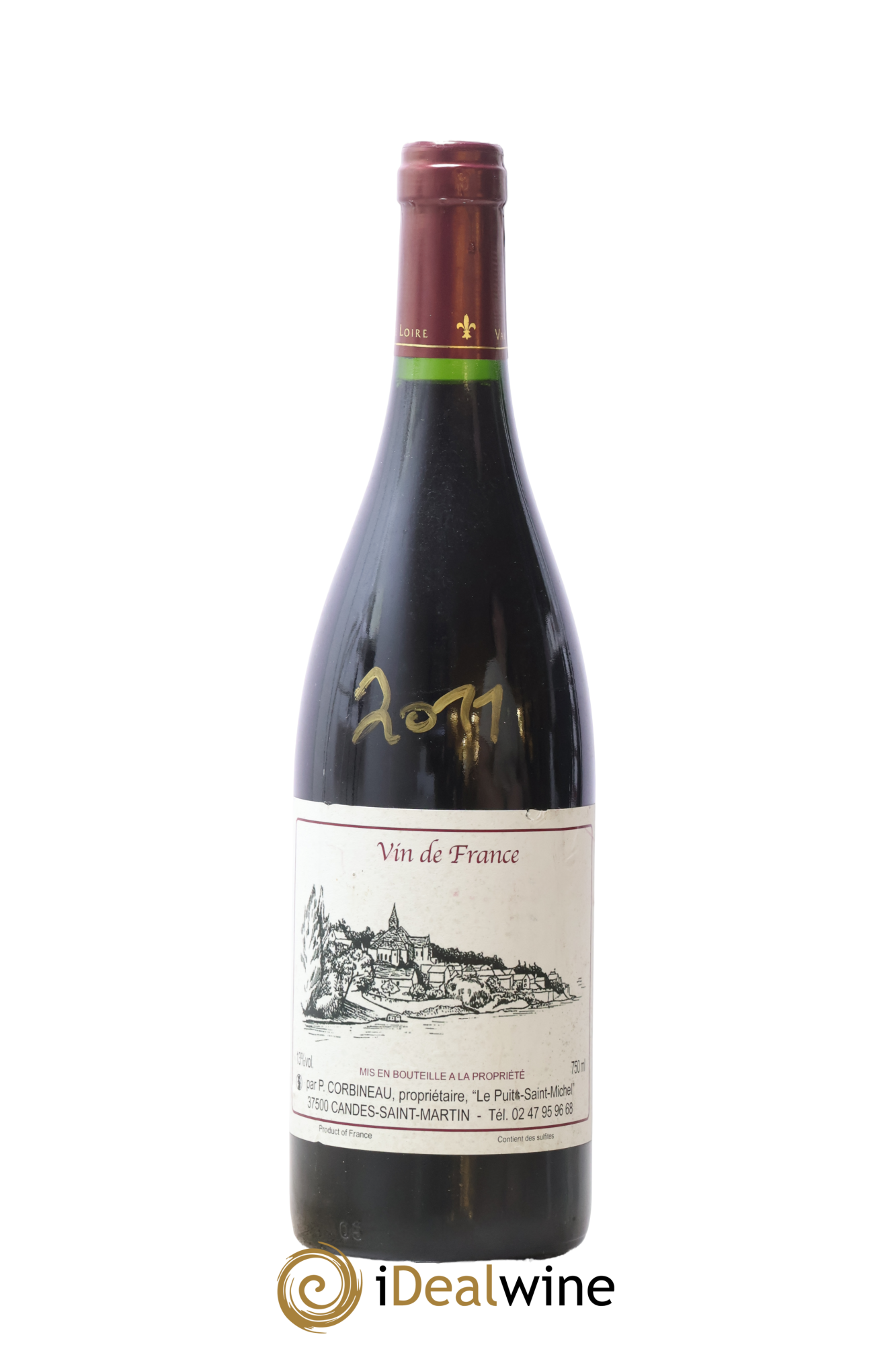 Vin de France Patrick Corbineau 2011 - Lot de 1 bouteille - 0