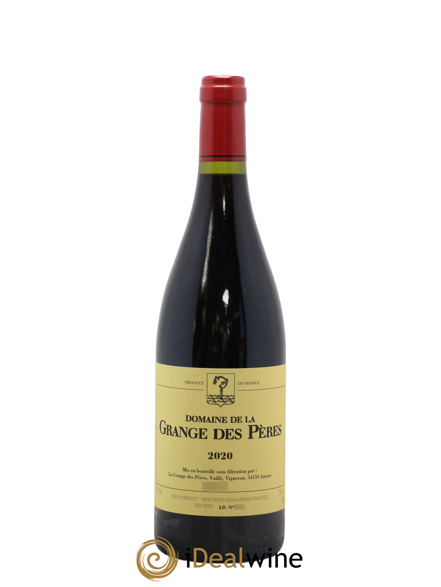 Pays d'Hérault Grange des Pères Laurent Vaillé 2020 - Lot de 1 bouteille - 0