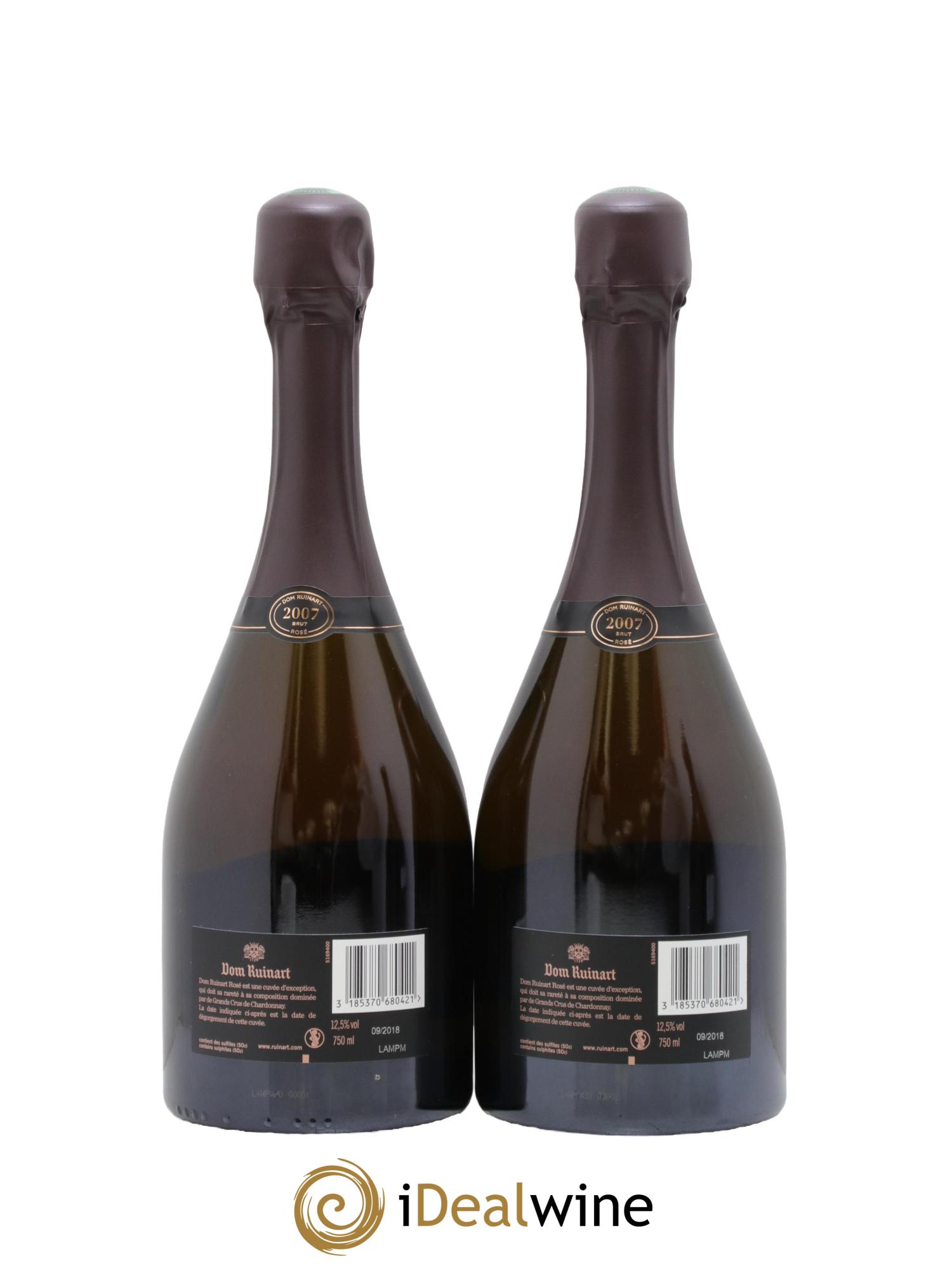 Dom Ruinart Brut Ruinart 2007 - Lot of 2 bottles - 1
