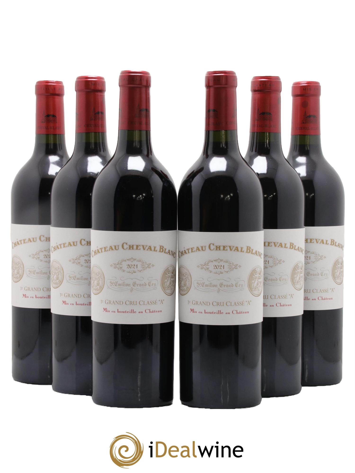 Château Cheval Blanc 1er Grand Cru Classé A 2021 - Lot de 6 bouteilles - 0