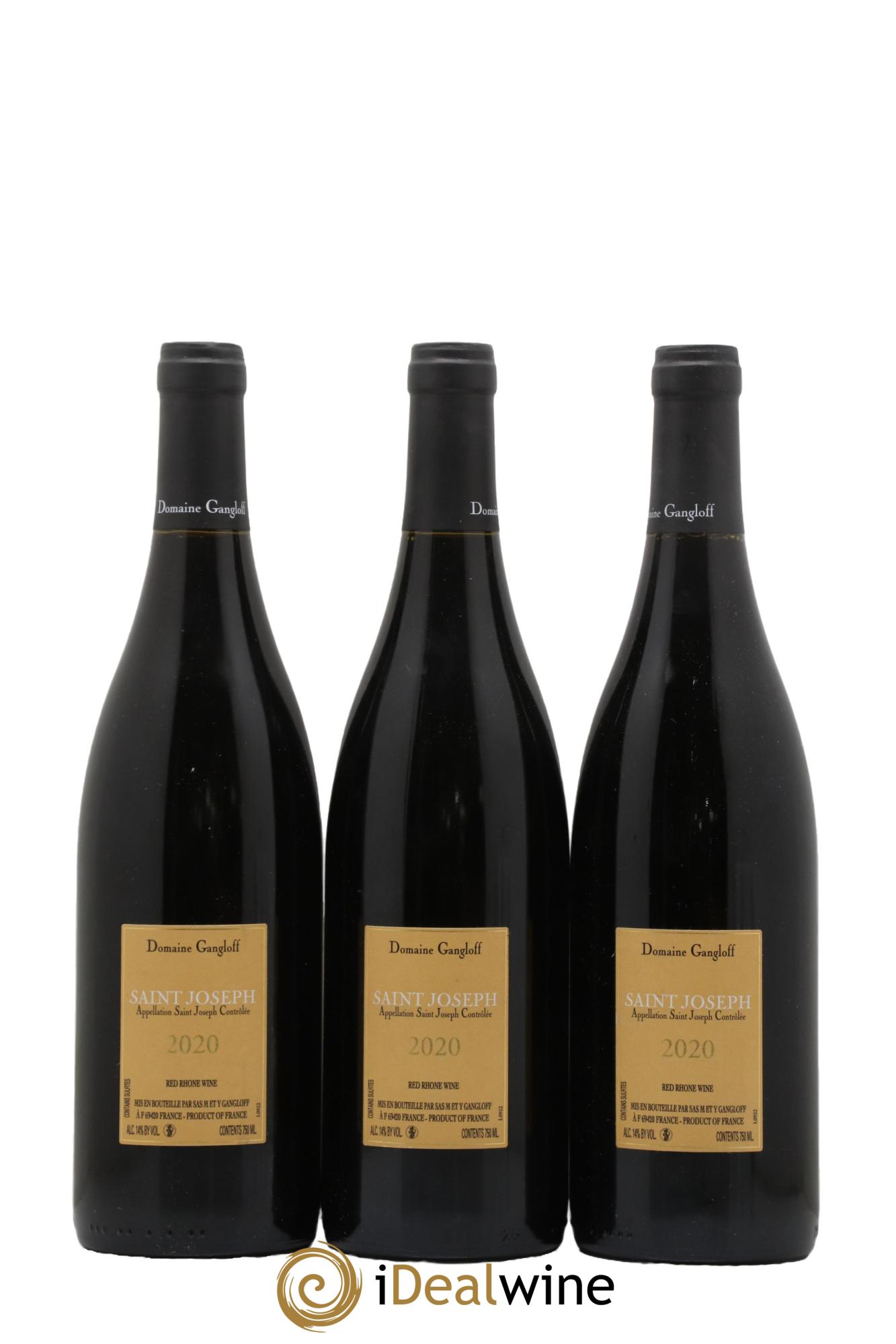 Saint-Joseph Gangloff (Domaine) 2020 - Lot of 3 bottles - 1