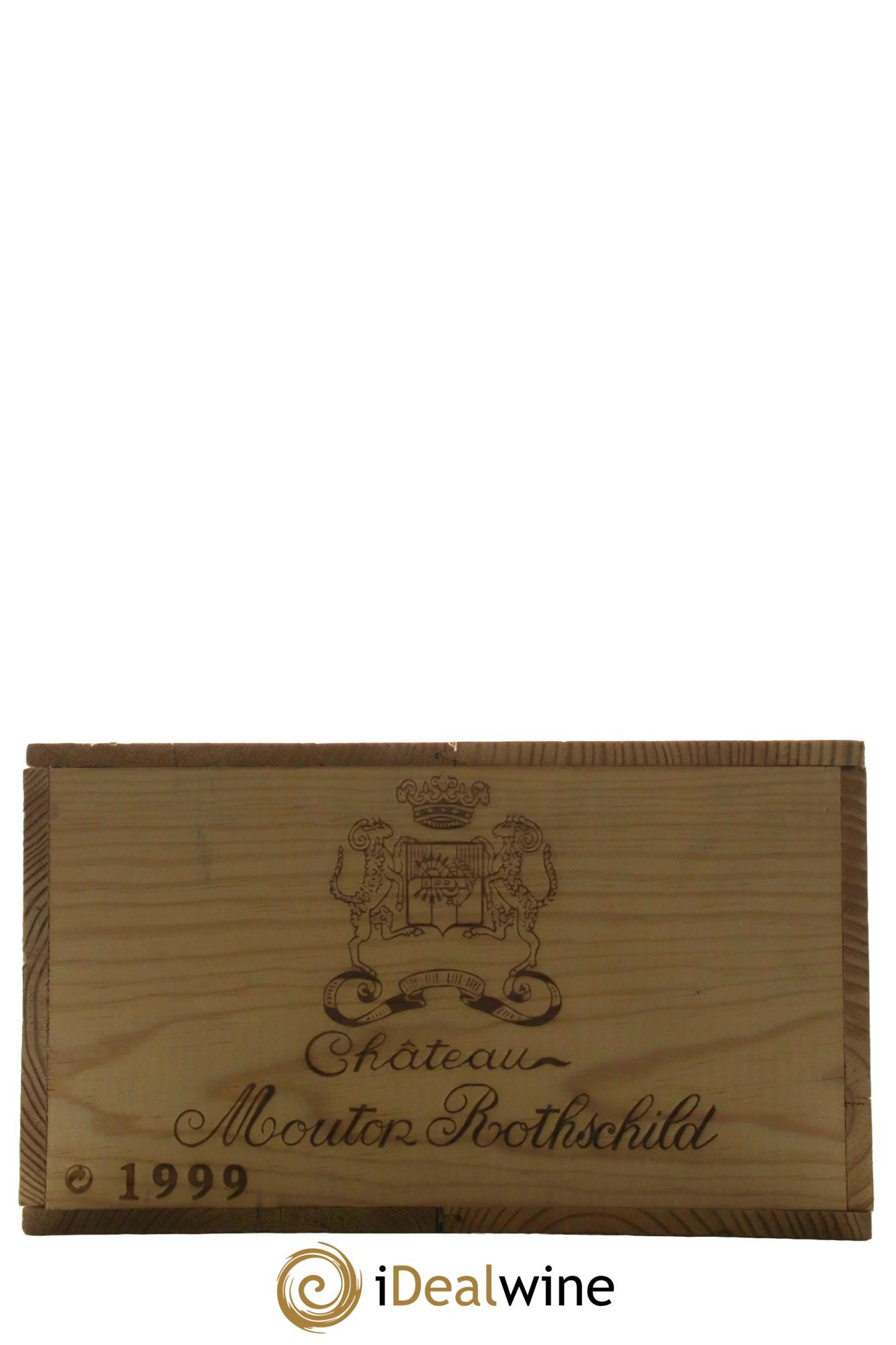 Château Mouton Rothschild 1er Grand Cru Classé 1999 - Lot of 12 bottles - 10