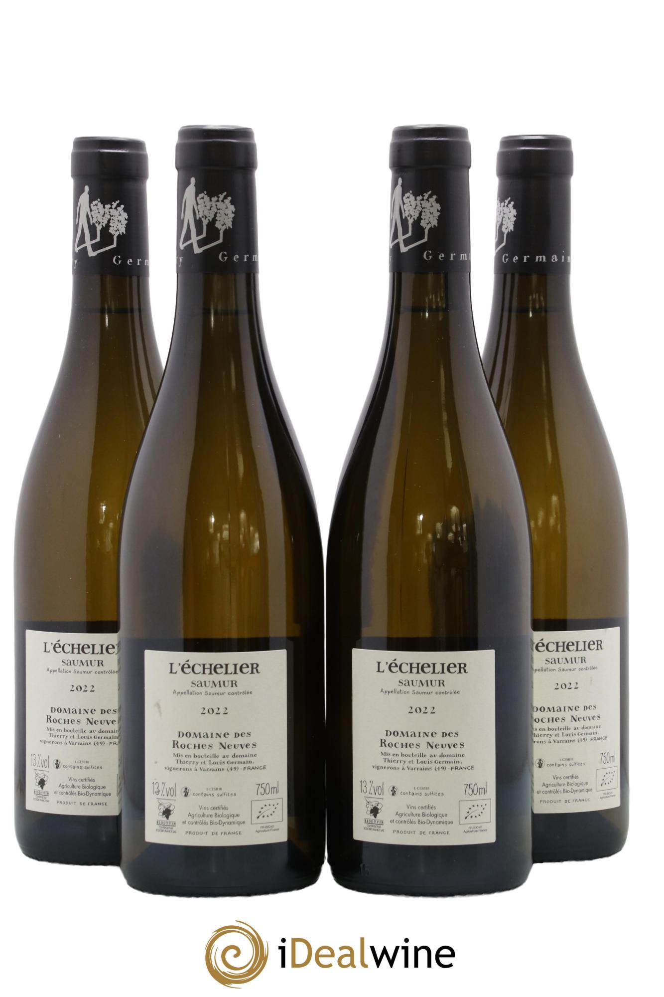 Saumur l'Echelier Domaine des Roches Neuves - Thierry Germain 2022 - Lot de 4 bouteilles - 1