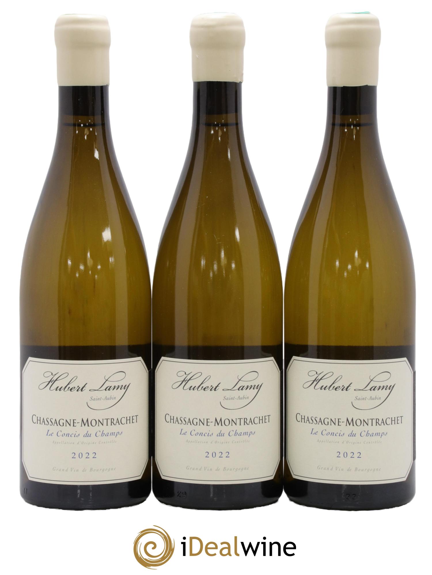 Chassagne-Montrachet Le Concis du Champs Hubert Lamy 2022 - Lot de 3 bouteilles - 0