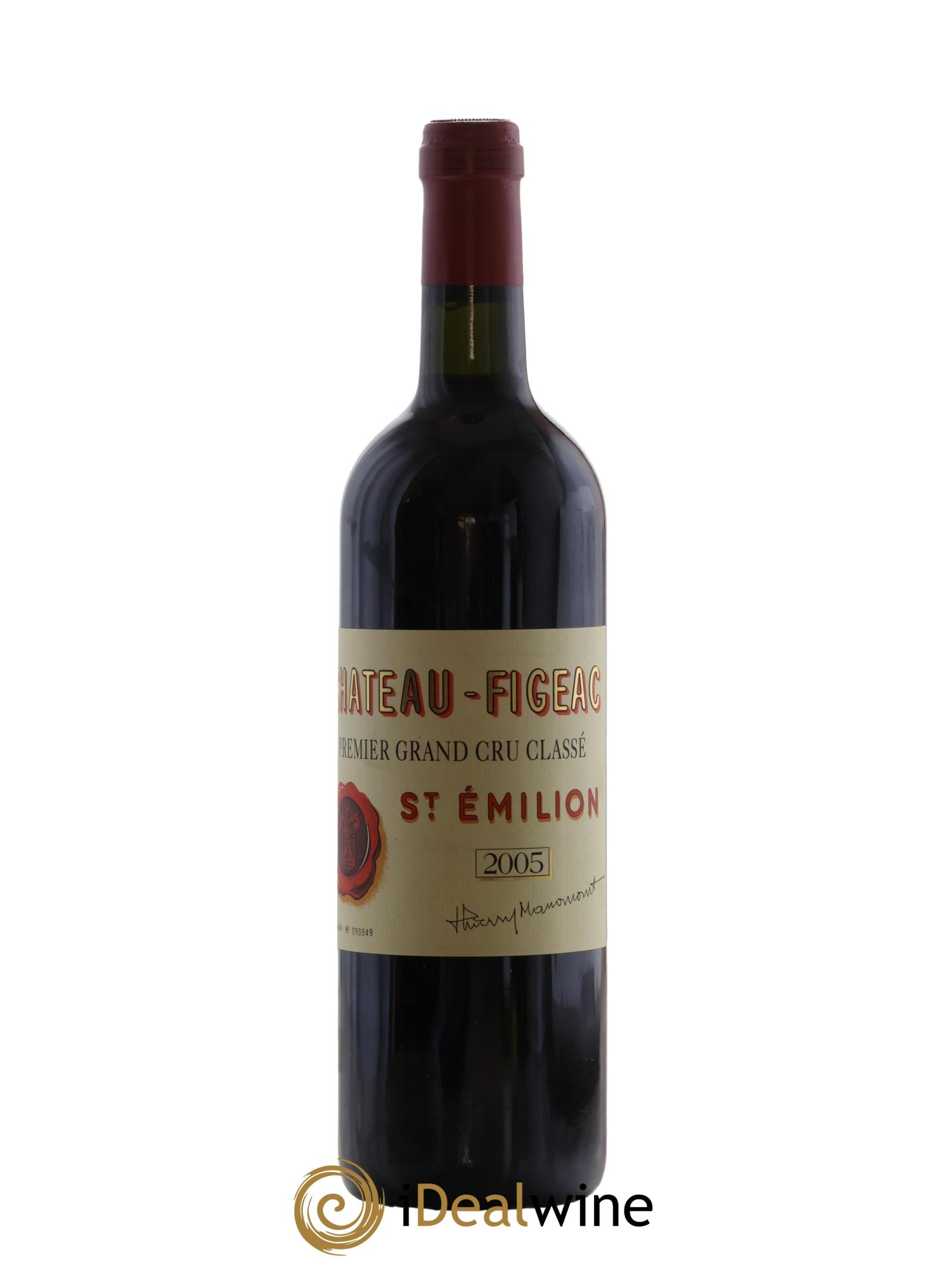 Château Figeac 1er Grand Cru Classé A 2005 - Lotto di 1 bottiglia - 0