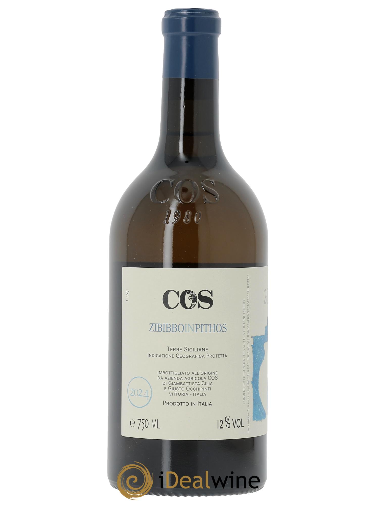 Terre Siciliane IGP Azienda Agricola Cos Zibibbo in Pithos  2024 - Lot de 1 bouteille - 1