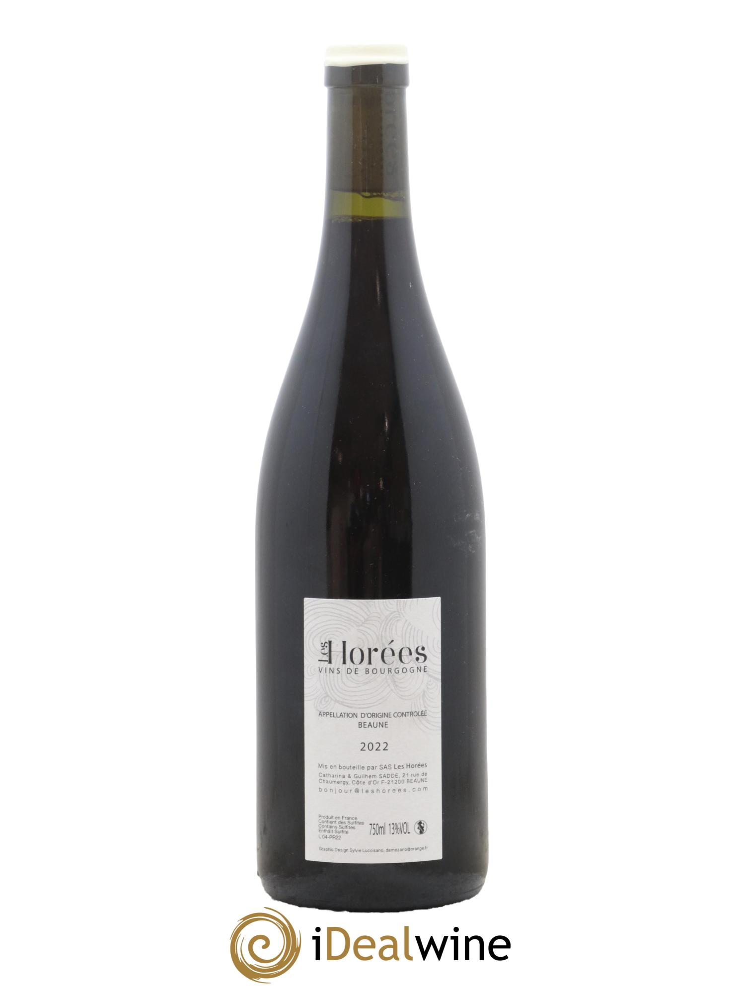 Beaune Les Prévolles Les Horées 2022 - Lot de 1 bouteille - 1