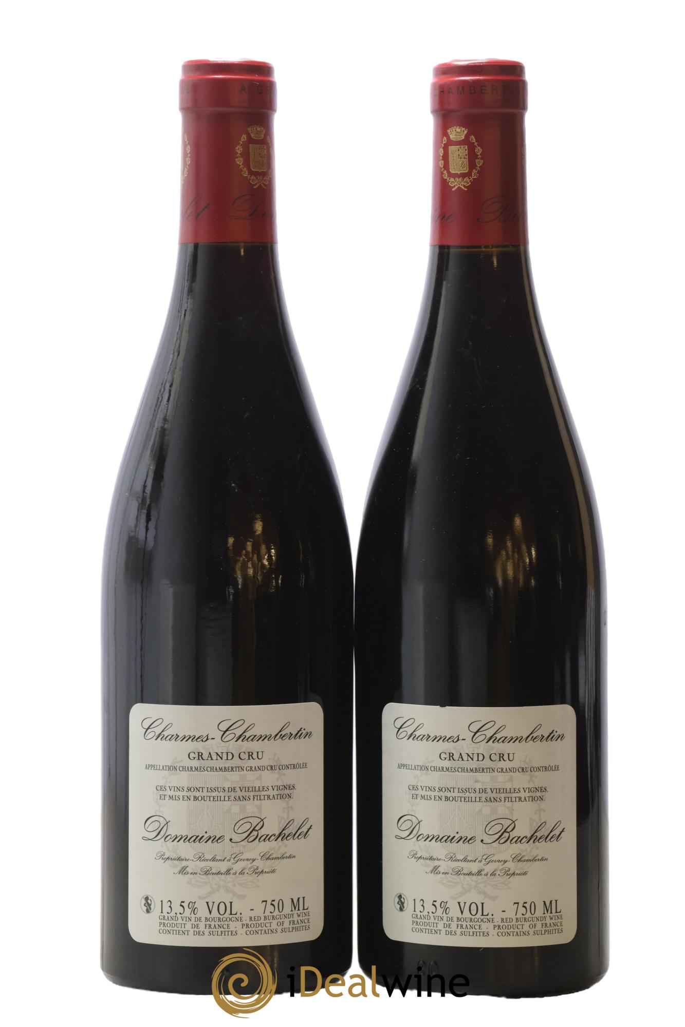 Charmes-Chambertin Grand Cru Vieilles Vignes Denis Bachelet (Domaine) 2008 - Lot of 2 bottles - 1