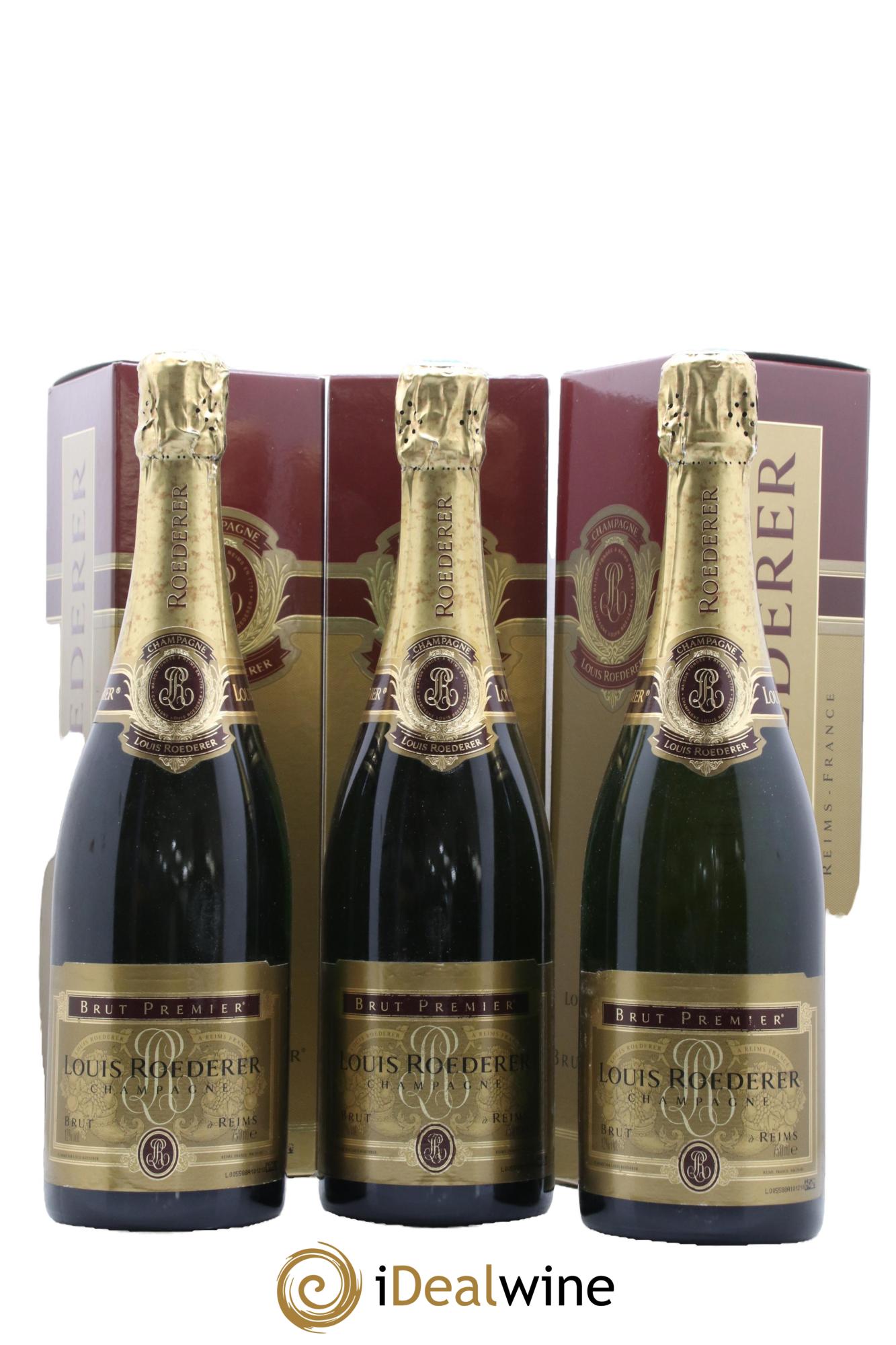 Premier Brut Louis Roederer - Lot de 3 bouteilles - 0