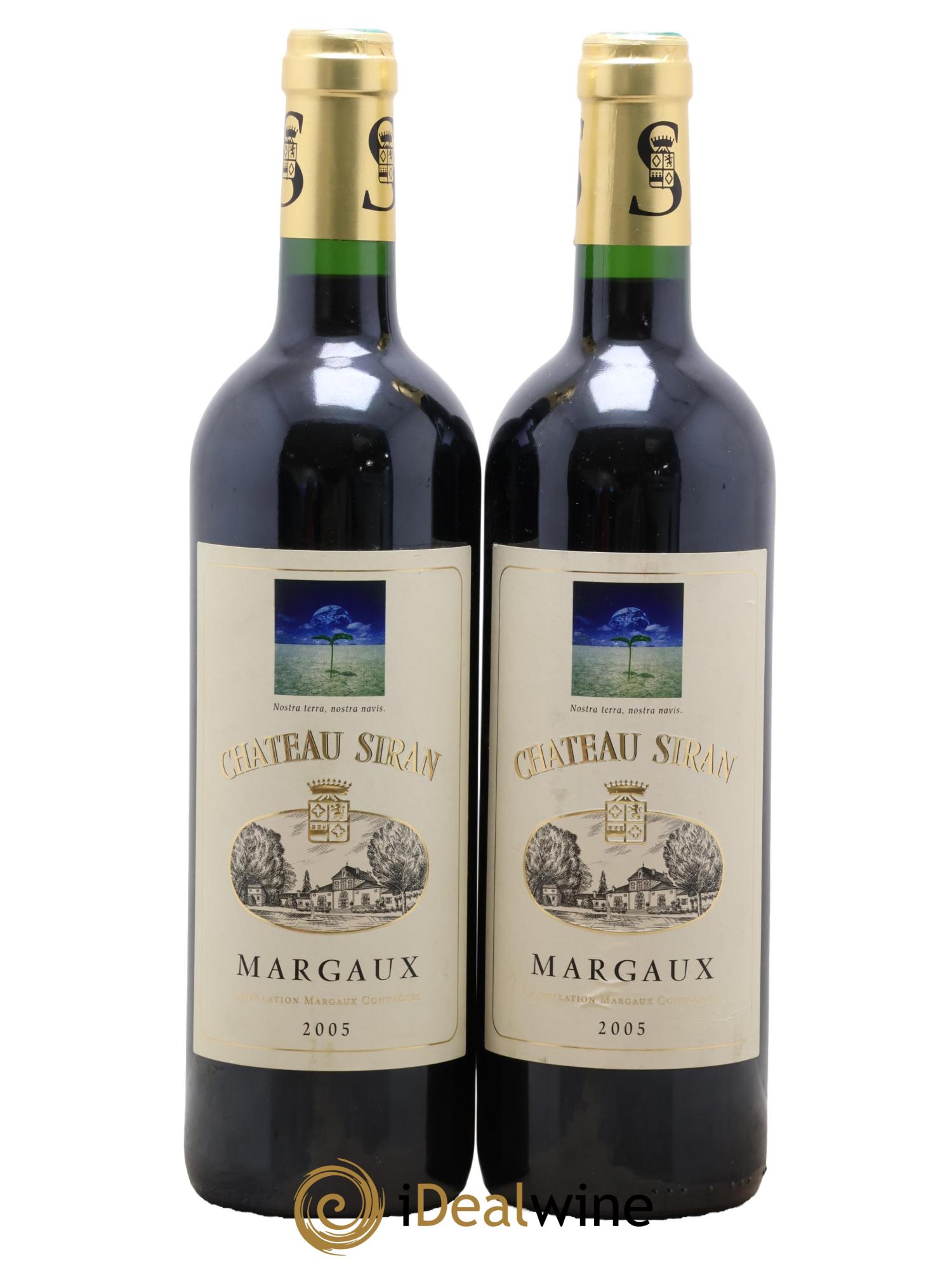 Château Siran 2005 - Lot of 2 bottles - 0