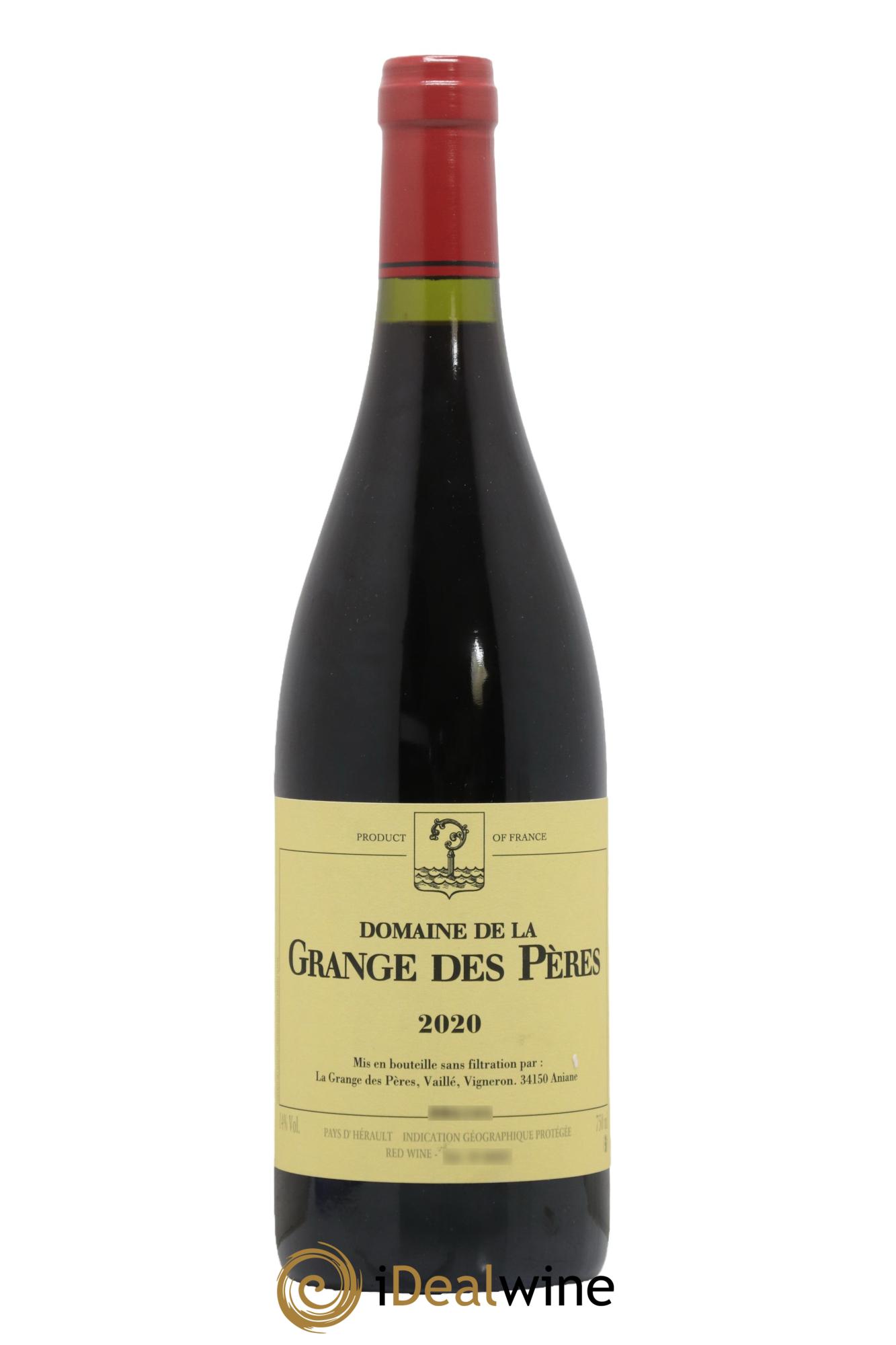 Pays d'Hérault Grange des Pères Laurent Vaillé 2020 - Lot de 1 bouteille - 0