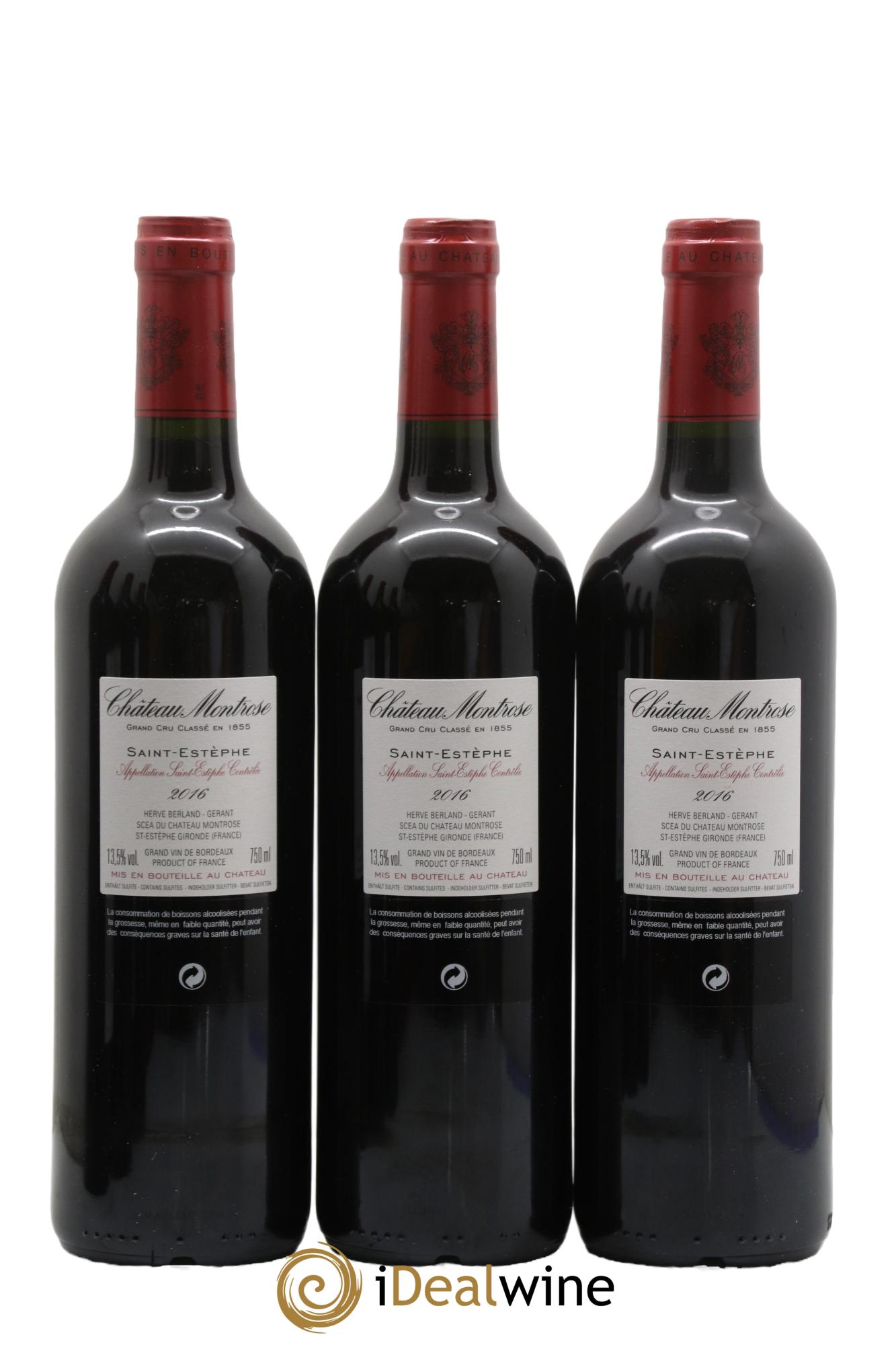 Château Montrose 2ème Grand Cru Classé 2016 - Lot of 12 bottles - 4