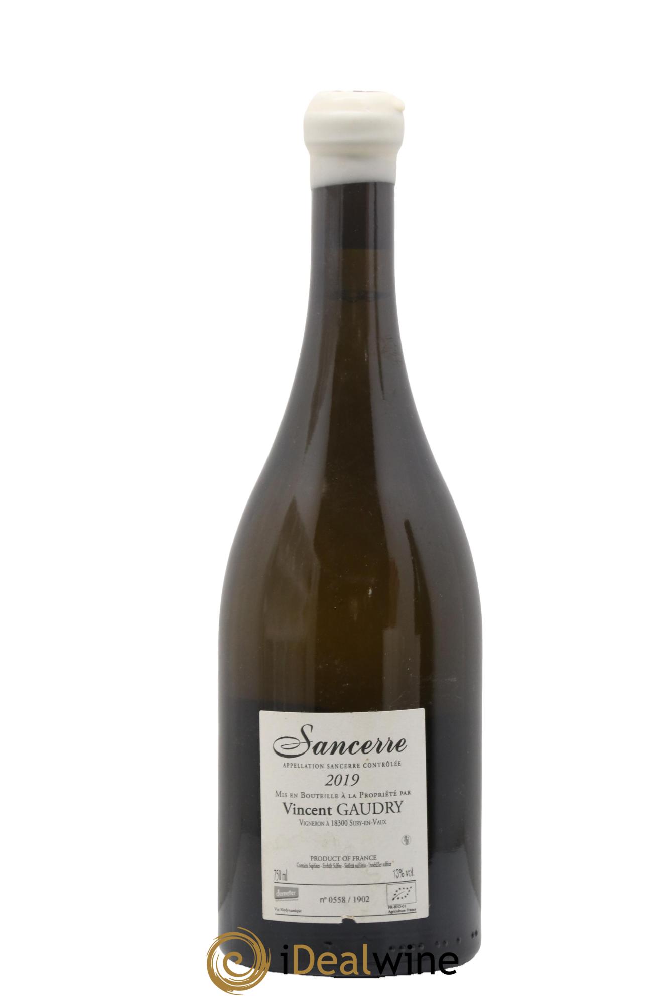 Sancerre A Mi-Chemin Vincent Gaudry 2019 - Lot of 1 bottle - 1