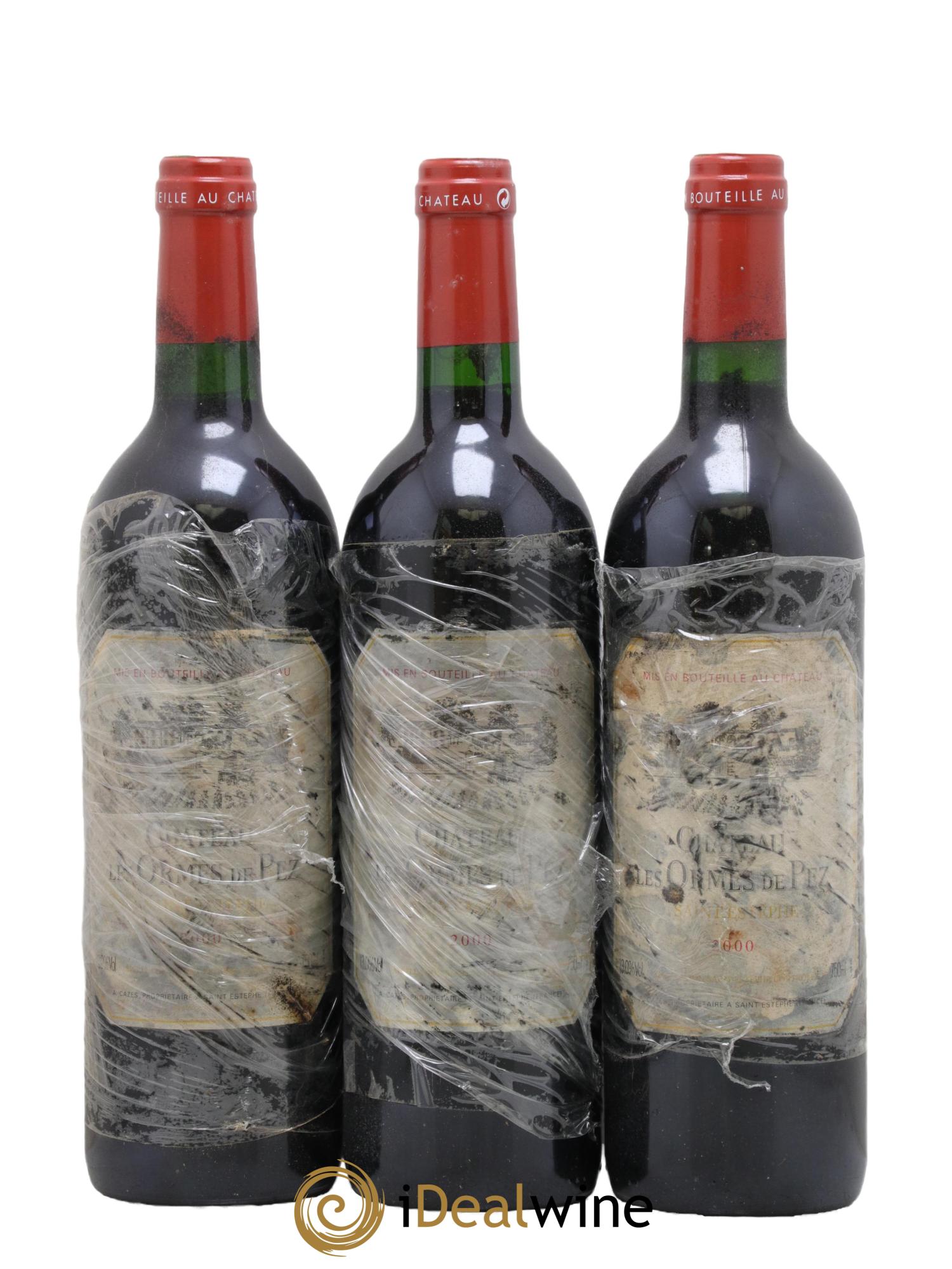 Château les Ormes de Pez 2000 - Lot de 3 bouteilles - 0