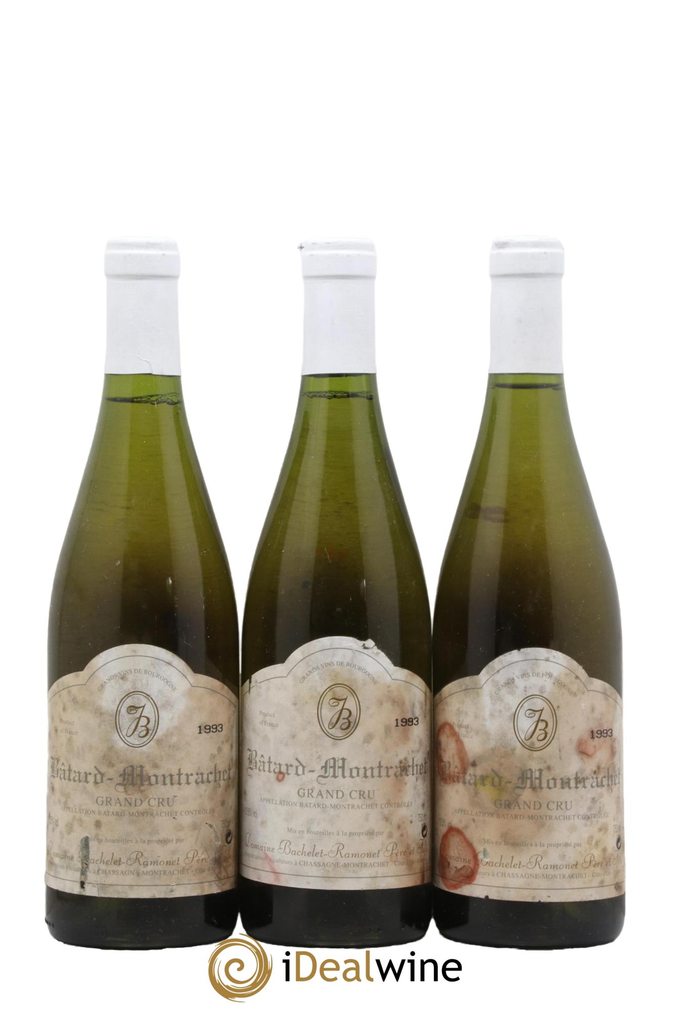 Bâtard-Montrachet Grand Cru Bachelet-Ramonet (Domaine) 1993 - Lot of 3 bottles - 0