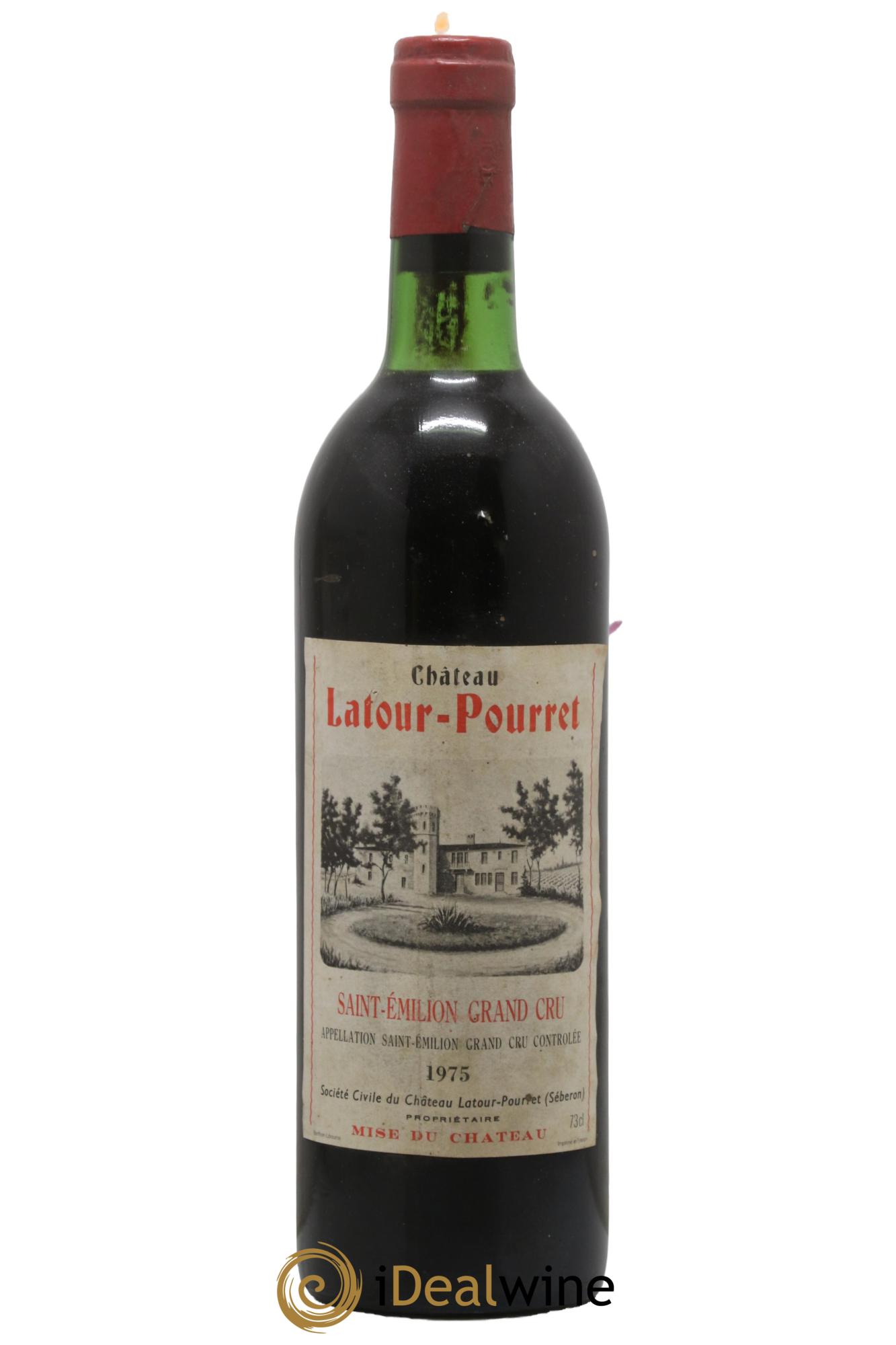 Saint-Émilion Grand Cru Château Latour-Pourret 1975 - Lot de 1 bouteille - 0