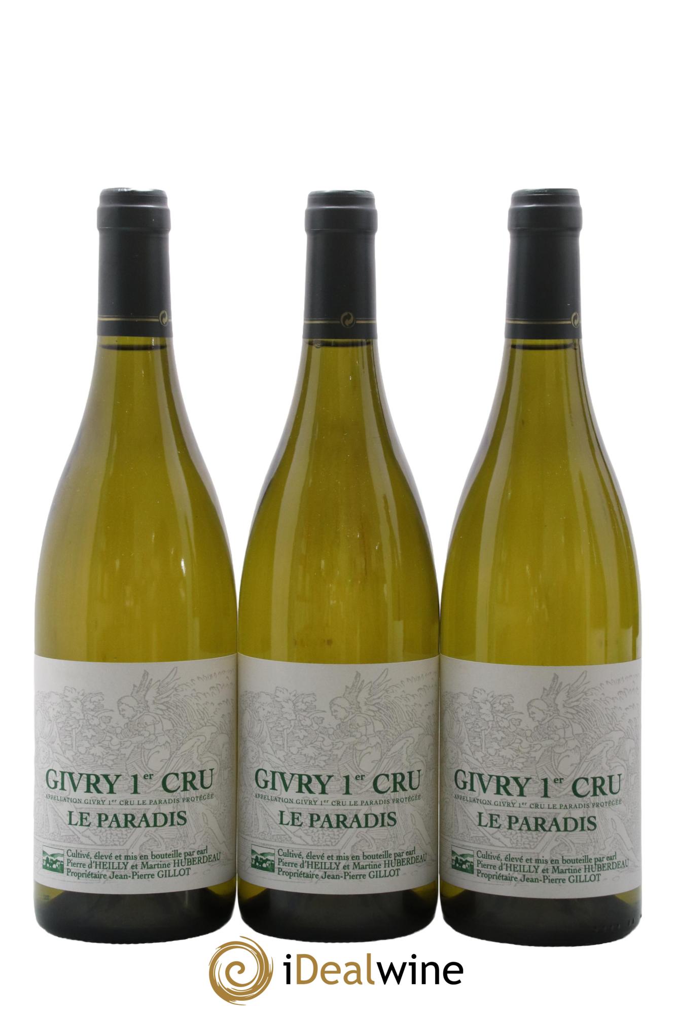 Givry 1er Cru Le Paradis Jean-Pierre Gillot 2015 - Posten von 6 Flaschen - 1