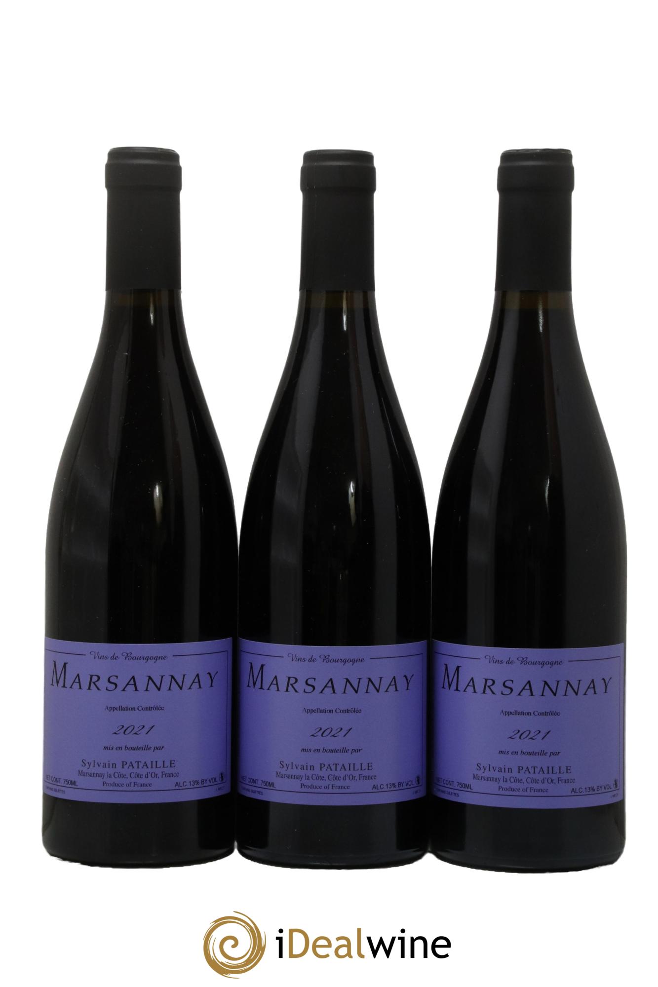 Marsannay Sylvain Pataille (Domaine) 2021 - Lot de 3 bouteilles - 0