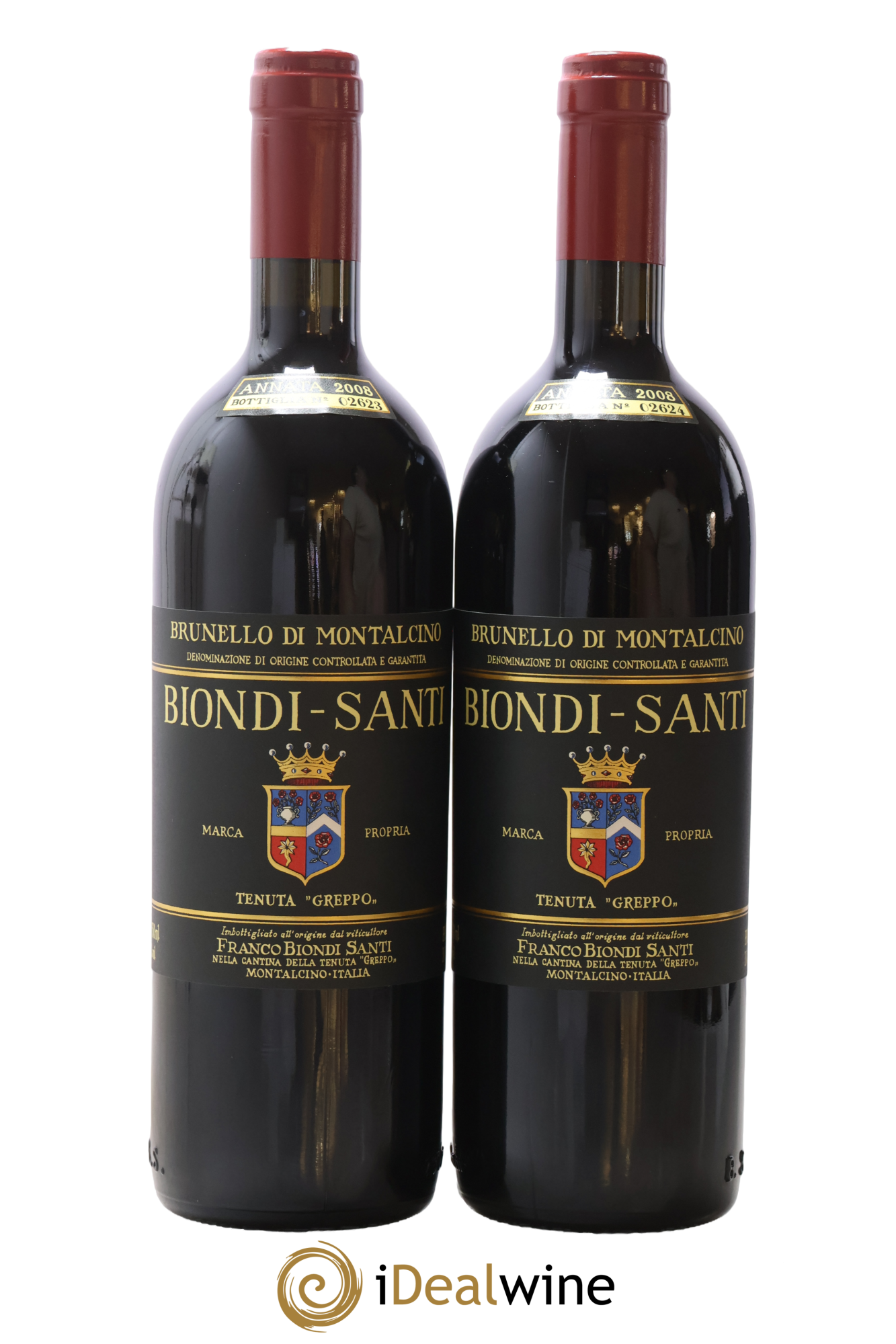 Brunello di Montalcino DOCG Biondi-Santi Tenuta Greppo 2008 - Lot of 2 bottles - 0