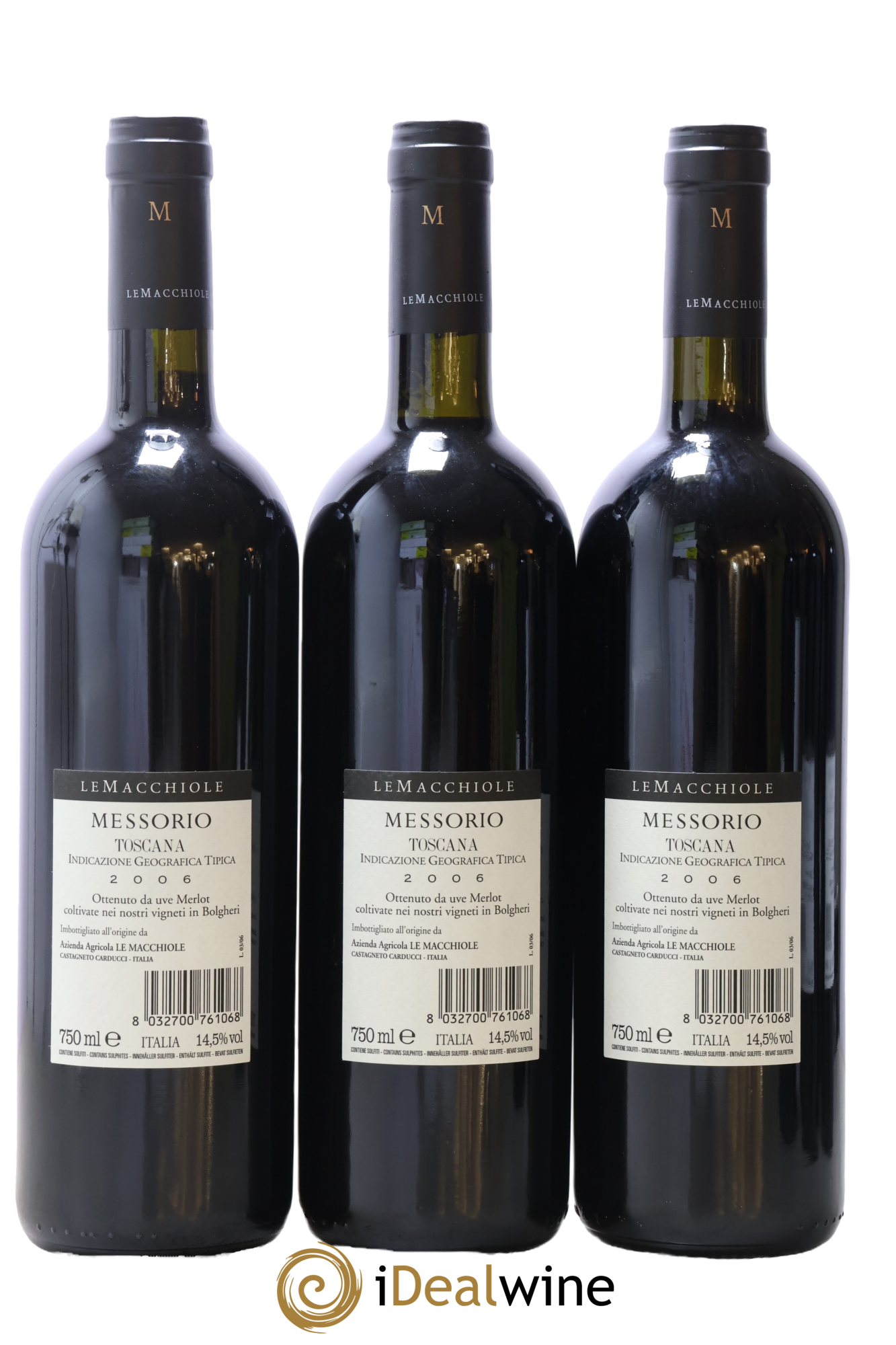 Toscana IGT Le Macchiole Messorio 2006 - Lot of 6 bottles - 4
