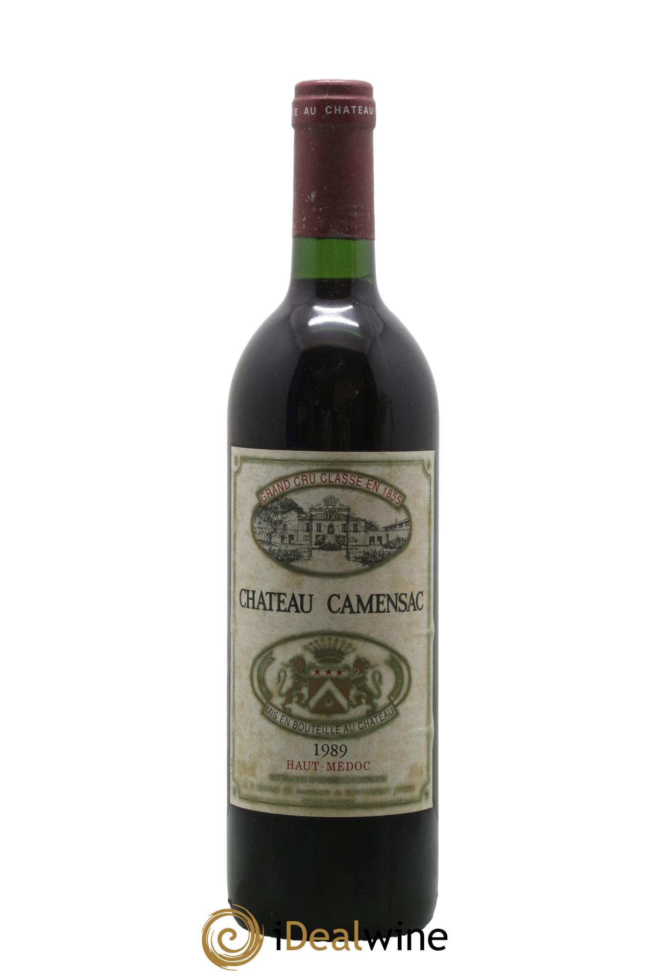Château Camensac 5ème Grand Cru Classé 1989 - Lot de 1 bouteille - 0