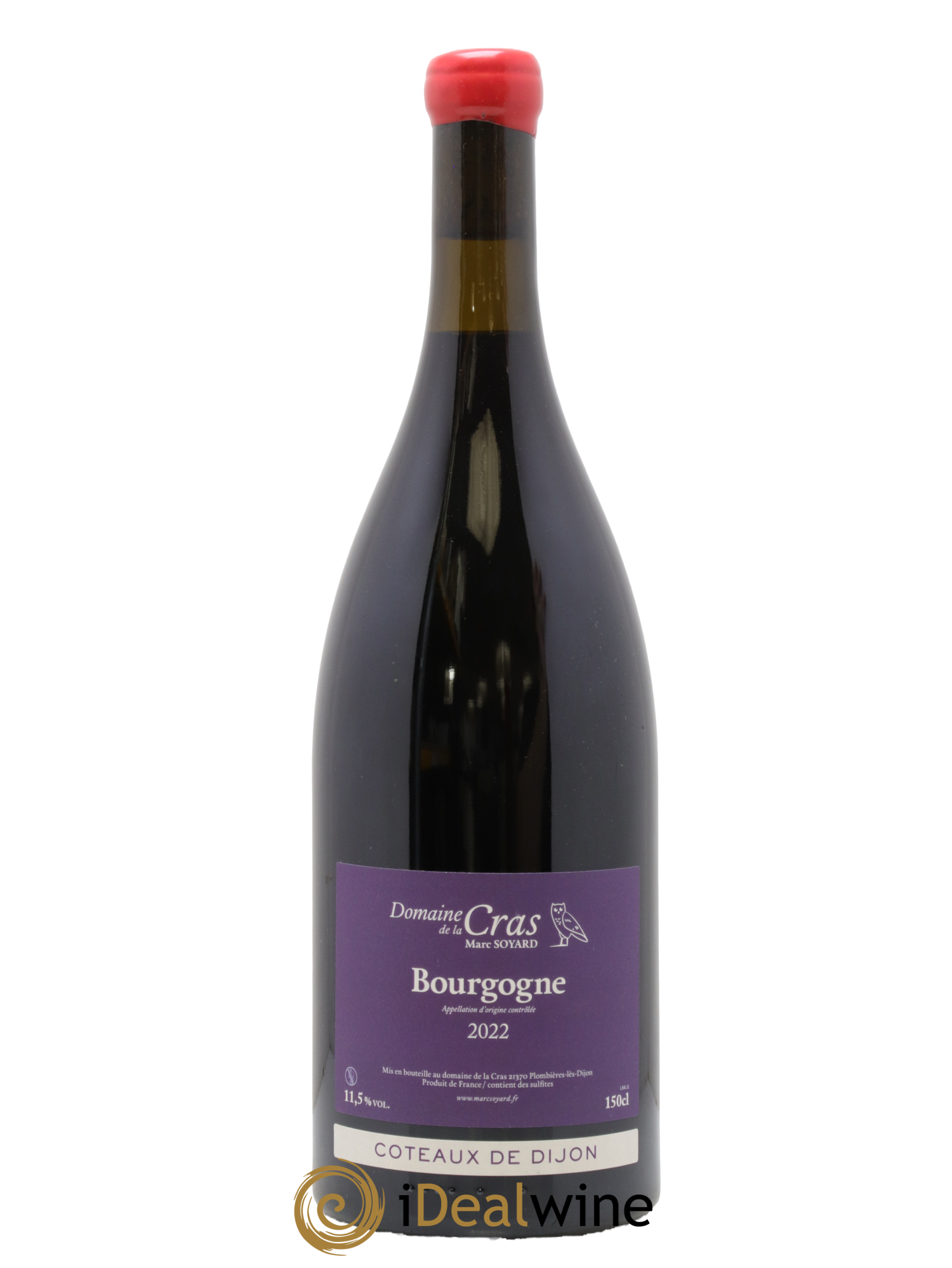 Coteaux de Dijon Domaine de la Cras - Marc Soyard 2022 - Lot de 1 magnum - 0