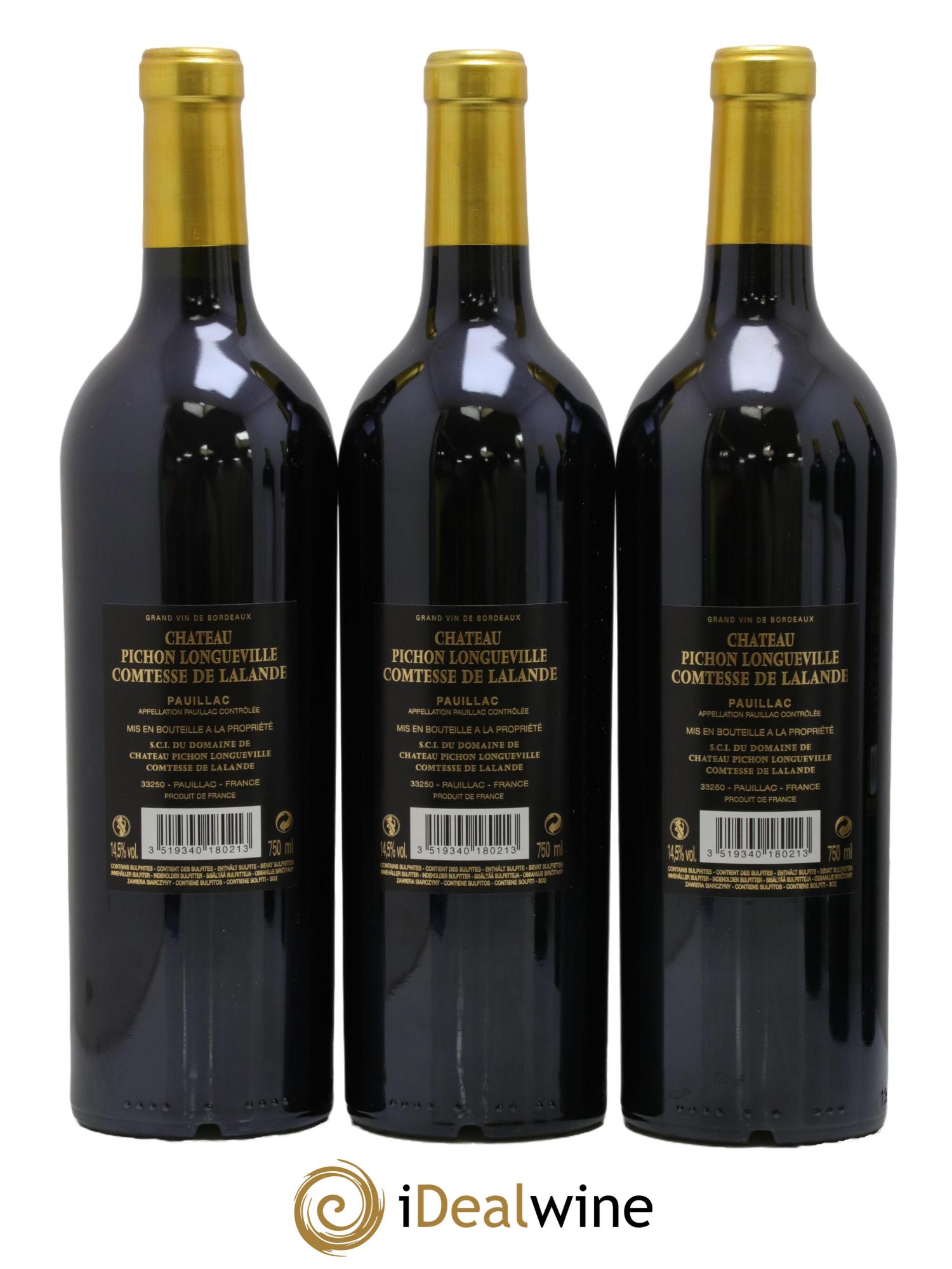 Château Pichon Longueville Comtesse de Lalande 2ème Grand Cru Classé  2018 - Lotto di 6 bottiglie - 4