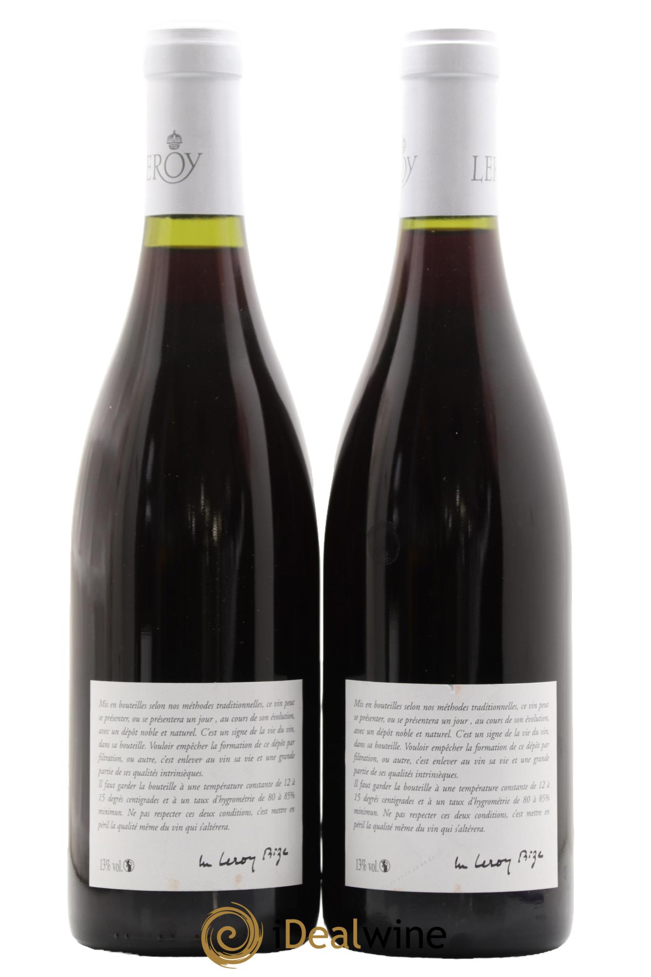 Volnay Leroy SA 2008 - Lot de 2 bouteilles - 1