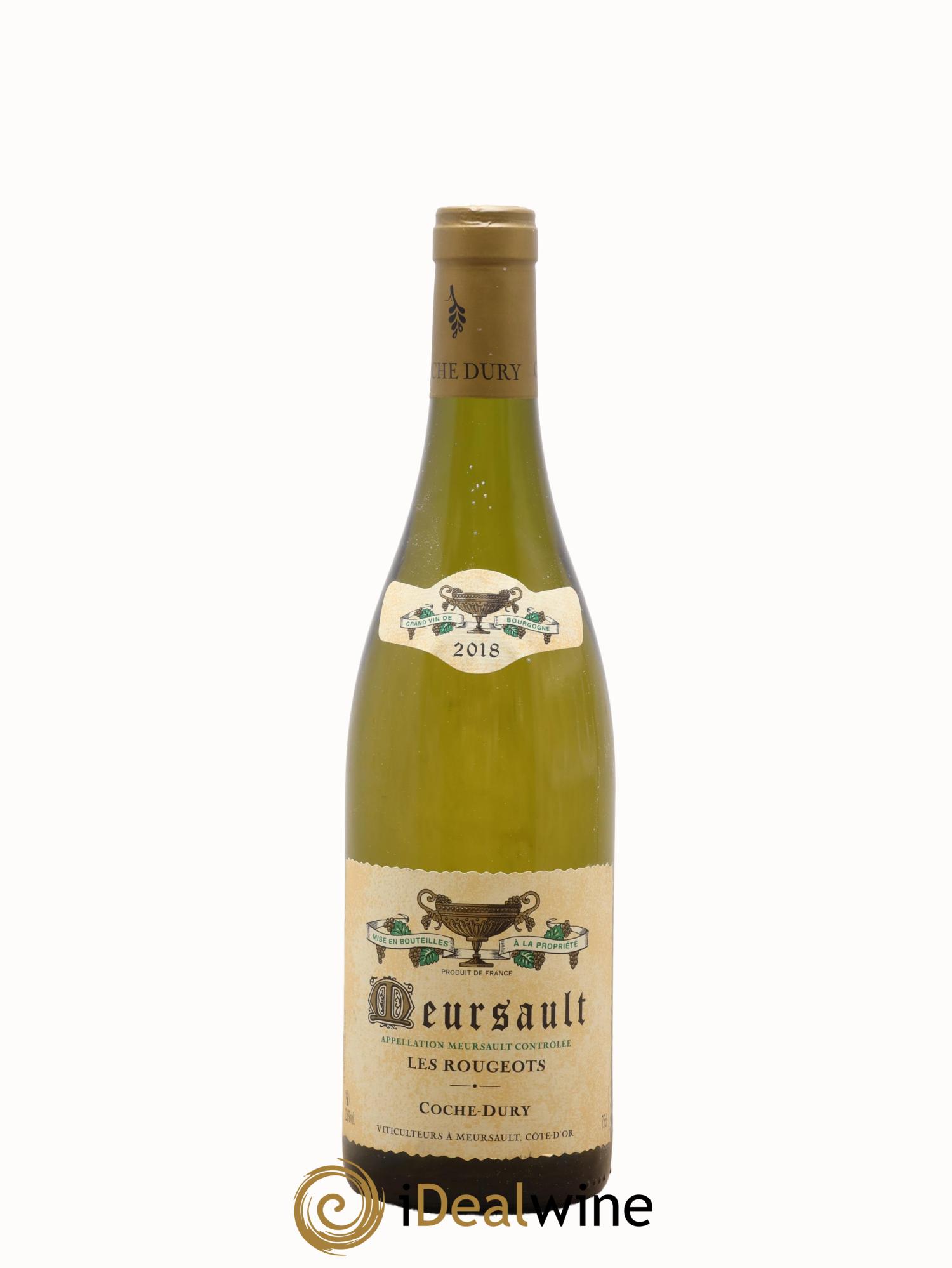 Meursault Les Rougeots Coche Dury (Domaine) 2018 - Posten von 1 Flasche - 0