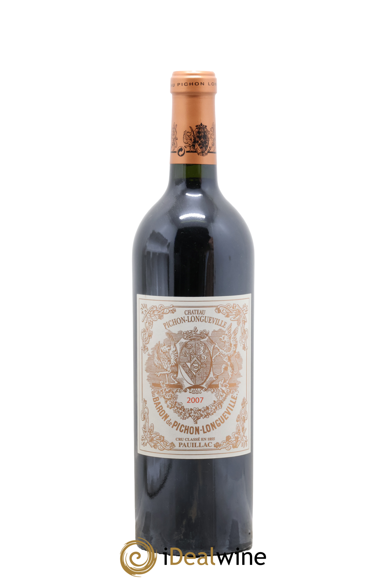 Pichon Longueville Baron 2ème Grand Cru Classé 2007 - Lot de 1 bouteille - 0
