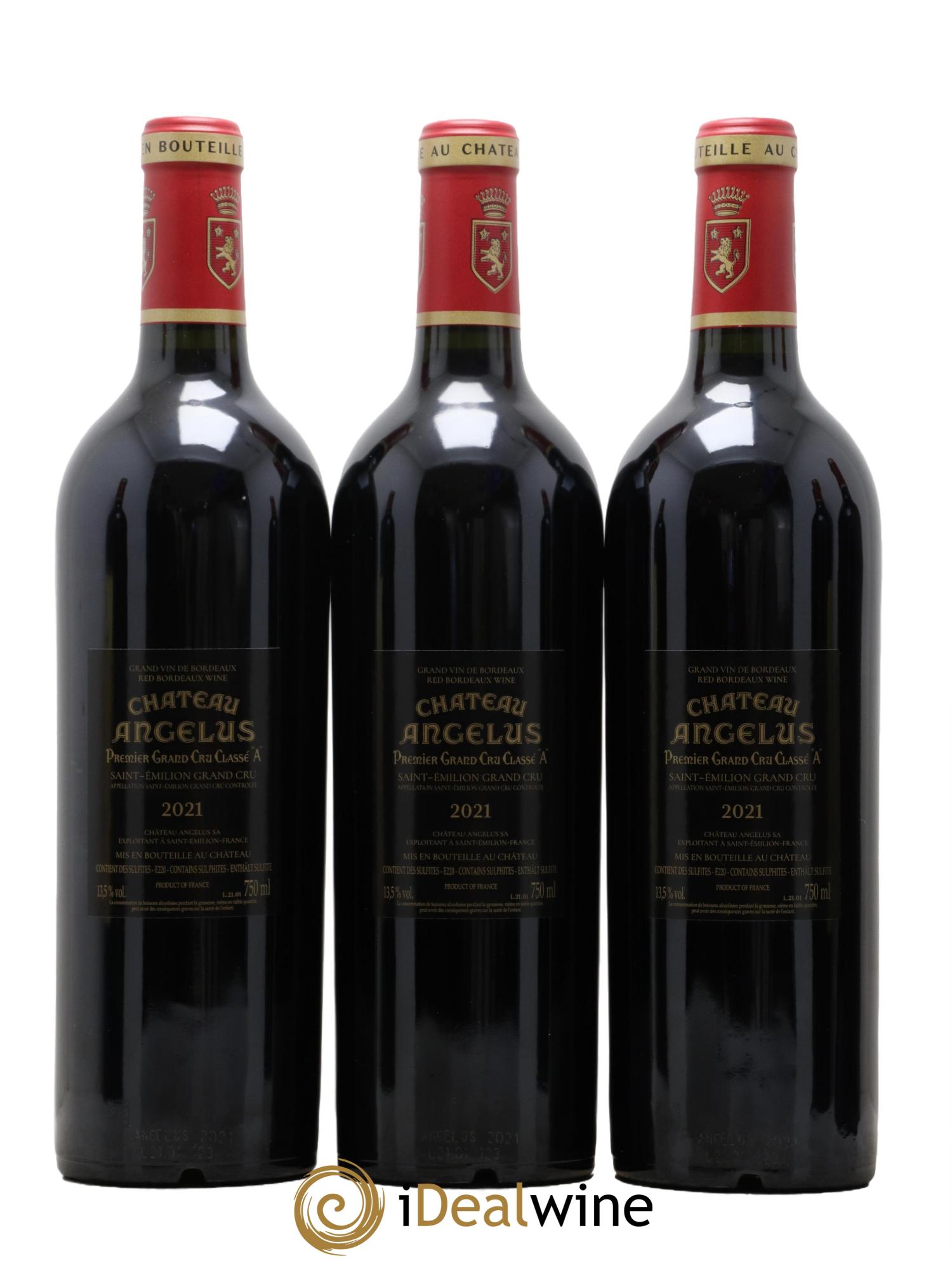 Château Angélus 1er Grand Cru Classé A 2021 - Lot de 6 bouteilles - 4