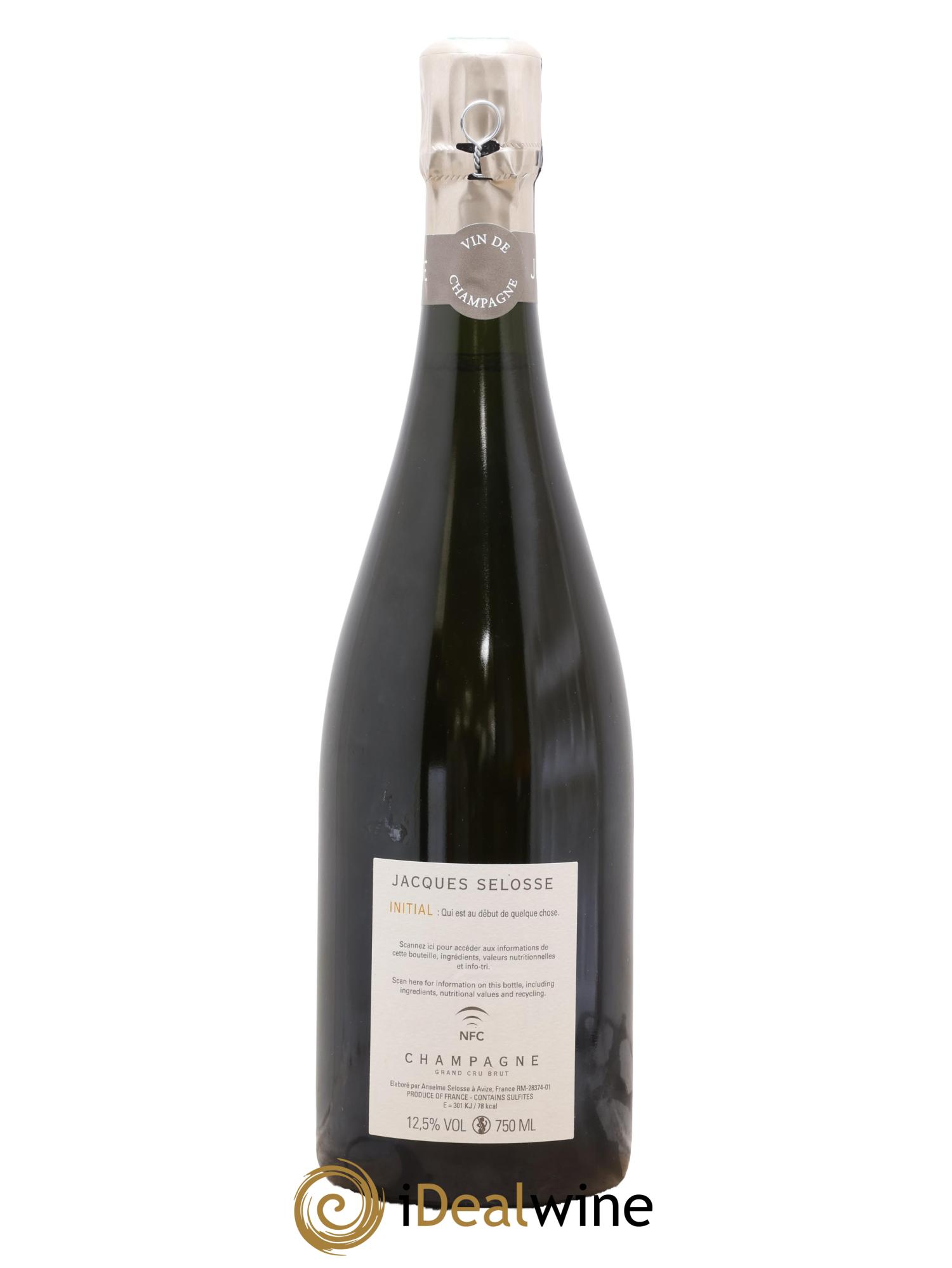 Initial Brut Jacques Selosse - Lot de 1 bouteille - 1