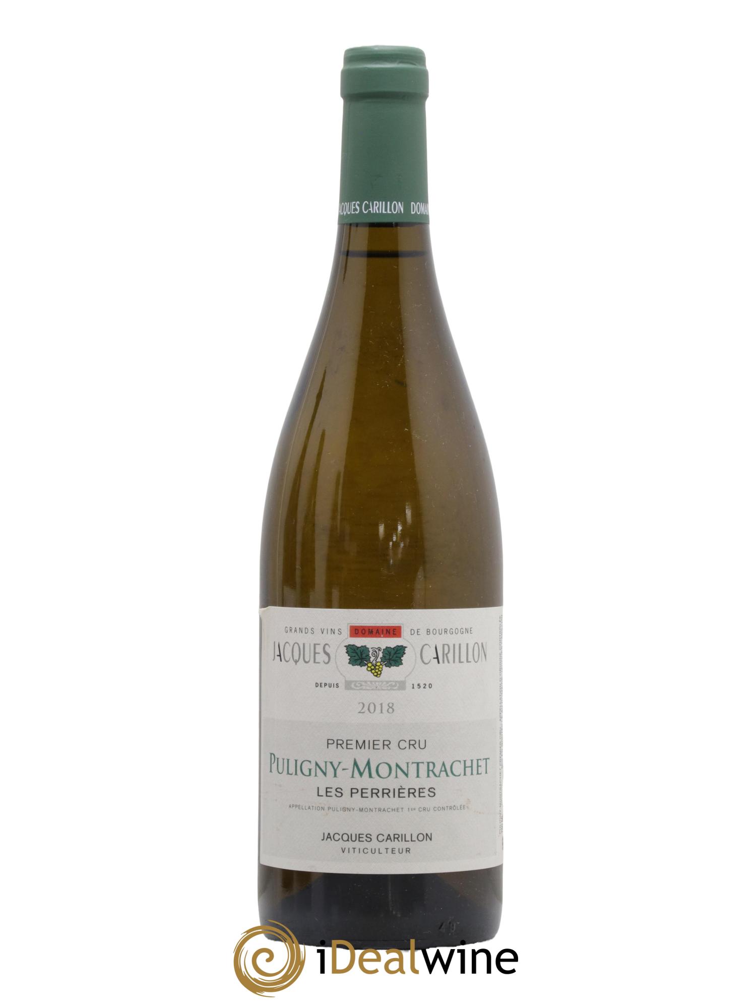 Puligny-Montrachet 1er Cru Les Perrières Jacques Carillon (Domaine) 2018 - Posten von 1 Flasche - 0