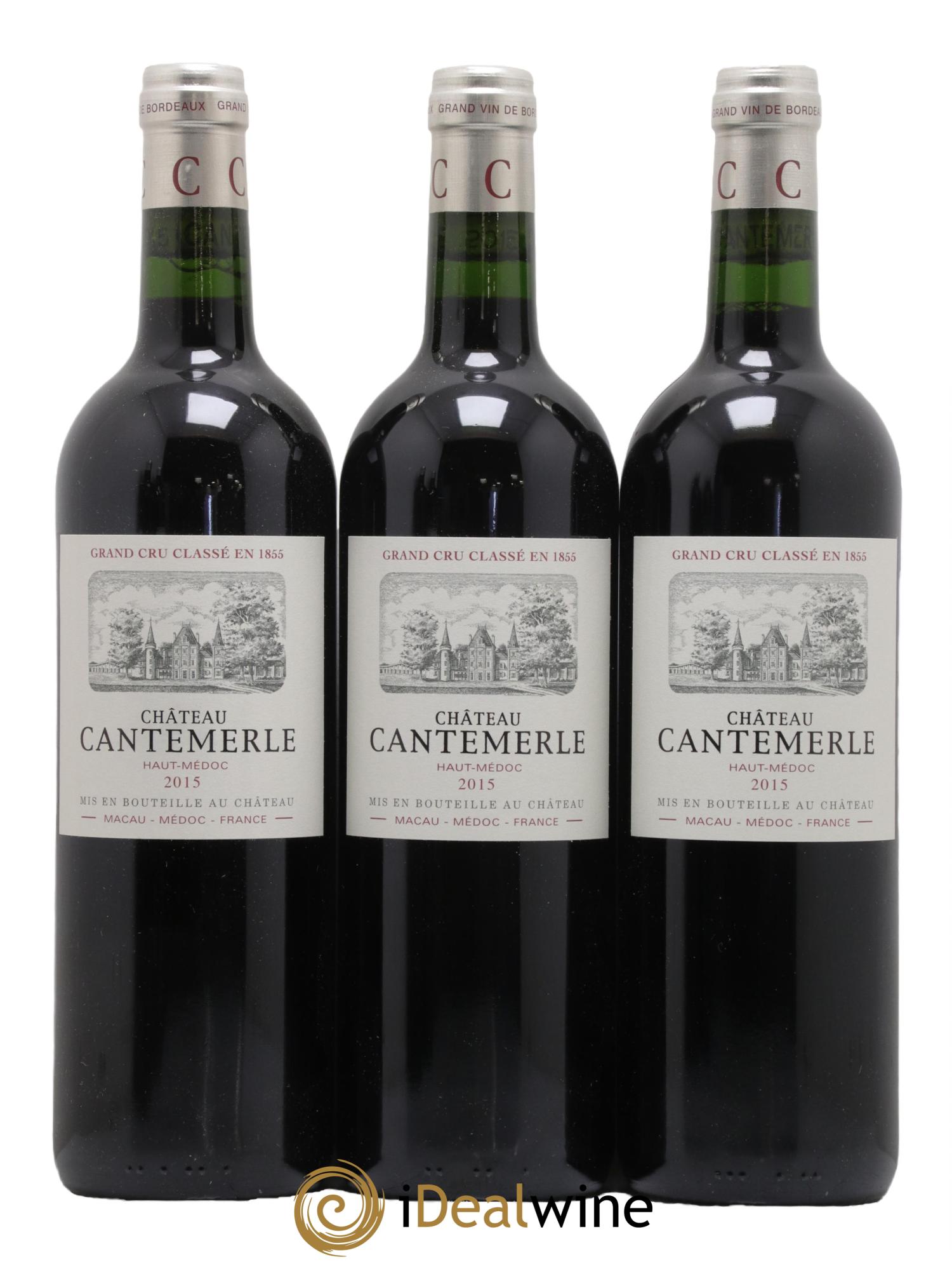 Château Cantemerle 5ème Grand Cru Classé 2015 - Lot de 6 bouteilles - 1