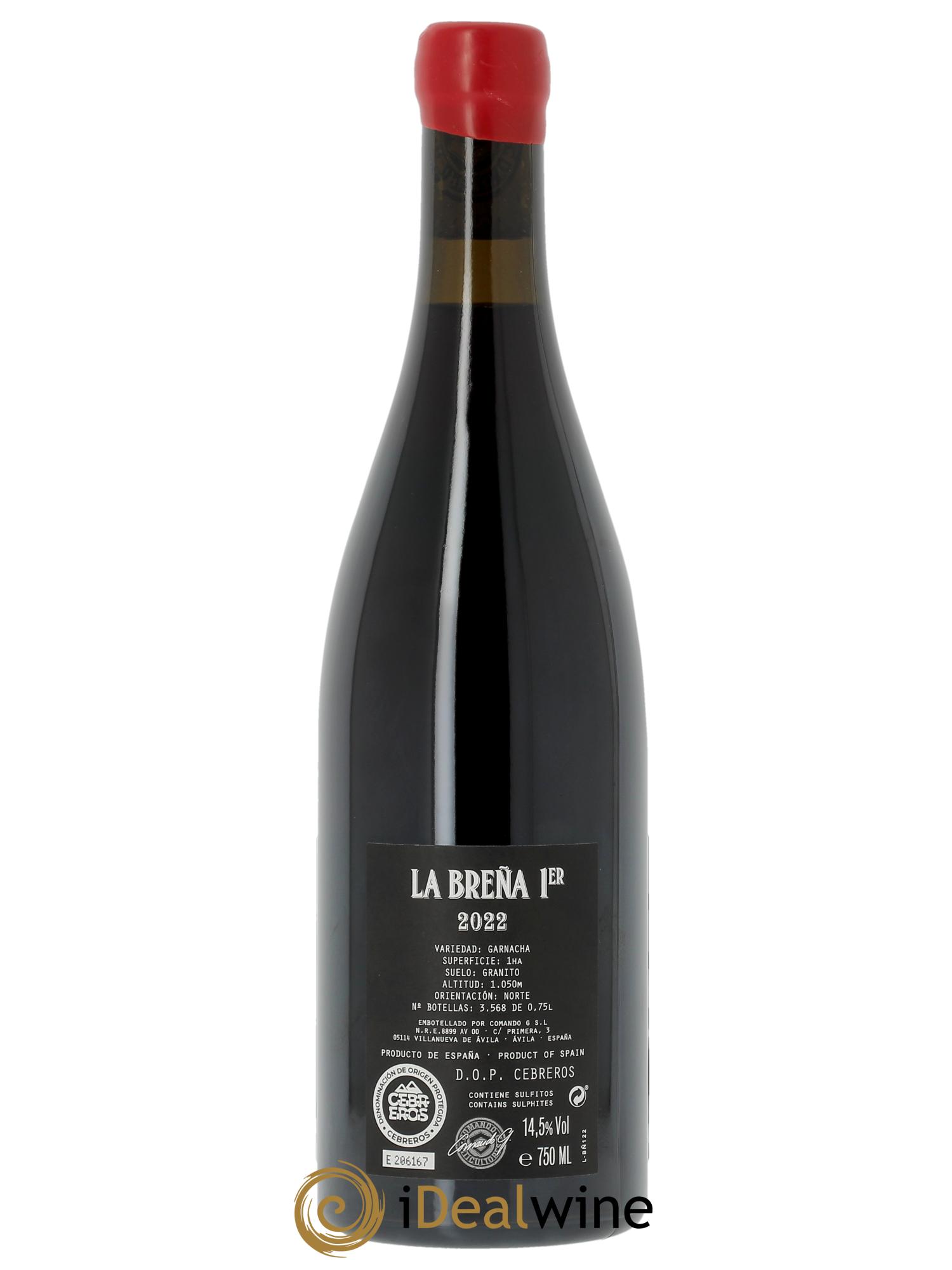 Vinos de Madrid DO Comando G La Breña Primer 2022 - Lot de 1 bouteille - 2
