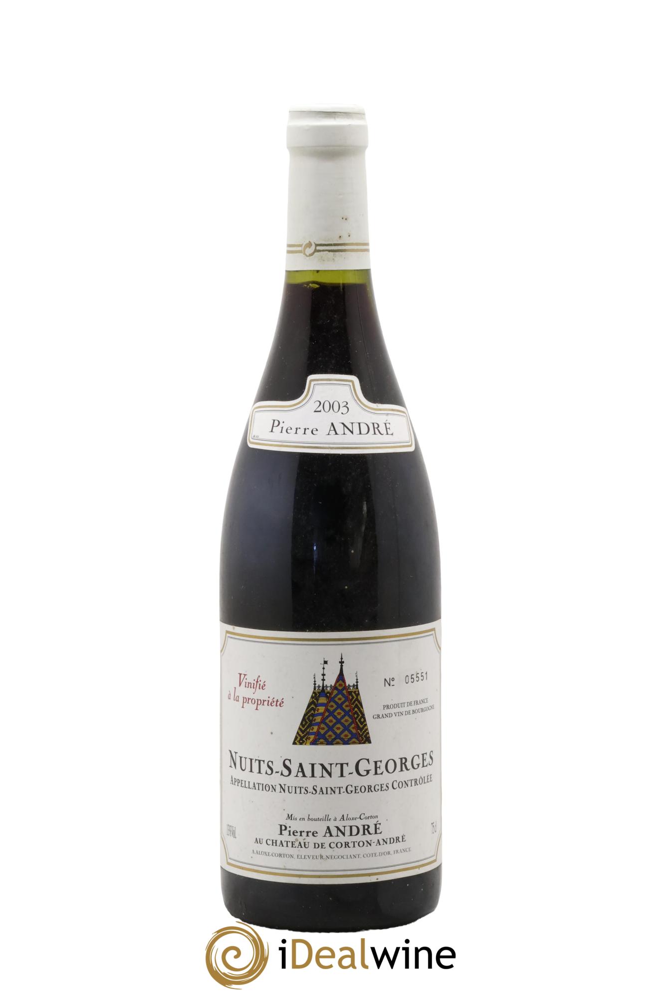 Nuits-Saint-Georges Pierre André 2003 - Posten von 1 Flasche - 0