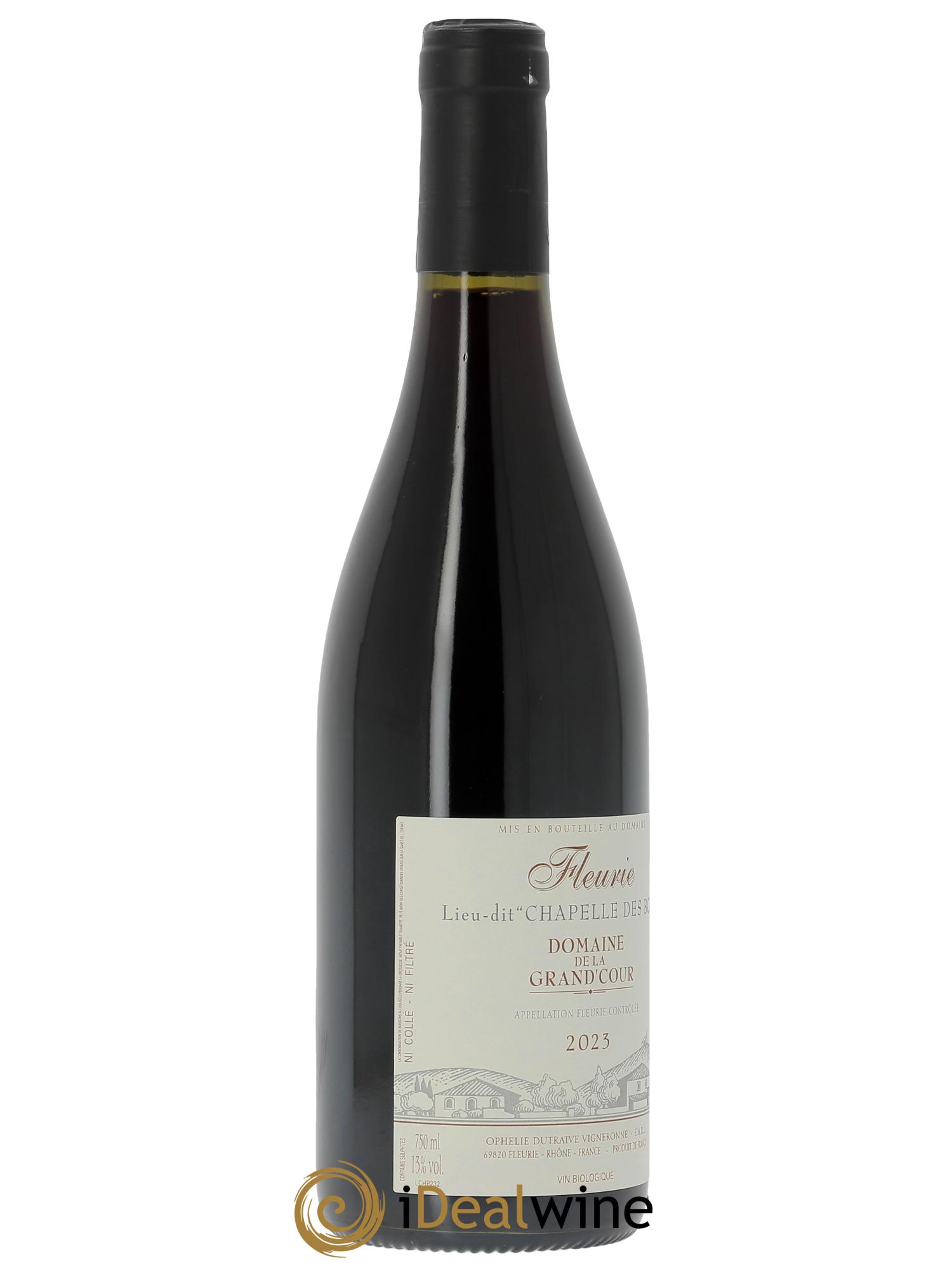 Fleurie Chapelle des bois Grand'cour (Domaine de la) - Jean-Louis Dutraive  2023 - Lot de 1 bouteille - 1