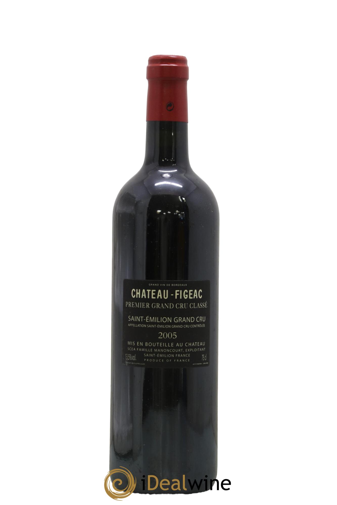 Château Figeac 1er Grand Cru Classé A 2005 - Lot of 1 bottle - 1