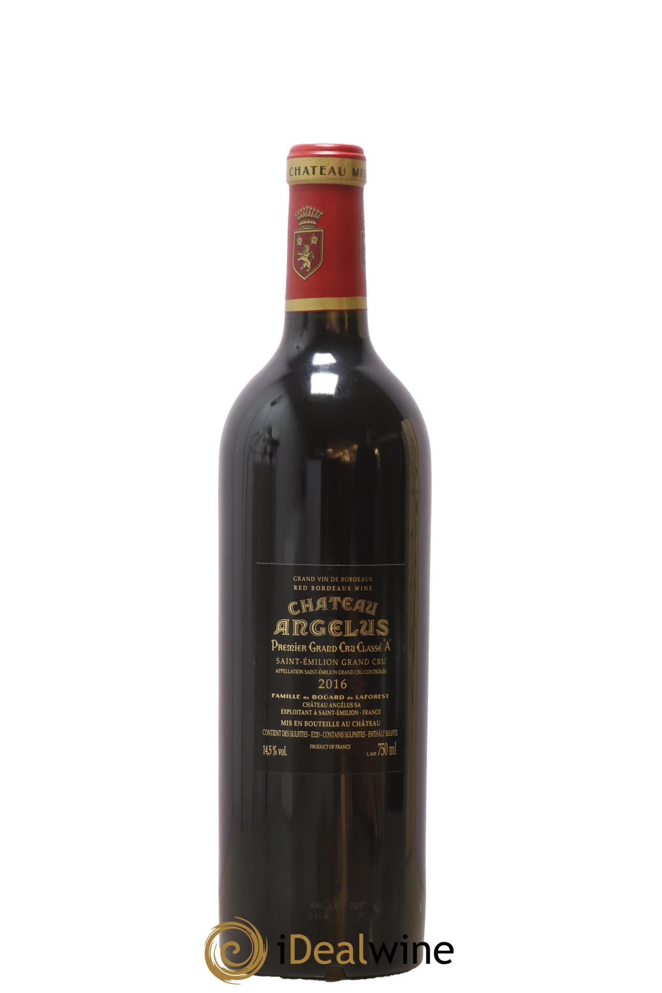 Château Angélus 1er Grand Cru Classé A 2016 - Lotto di 1 bottiglia - 2